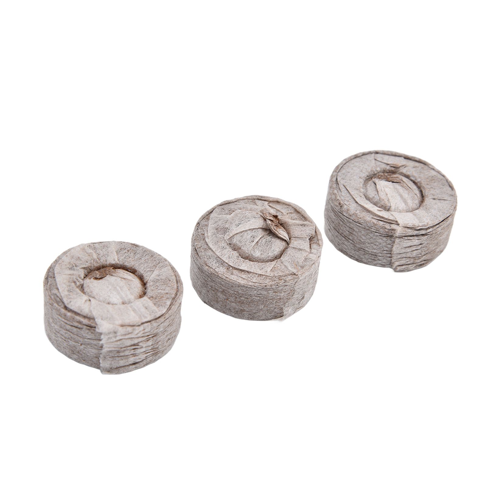 50Pcs Compressed Peat Block Cultivation and Nursery Nutrient Block Soil for Plant Flower VegetablesΦ40 X 10 mm - Image 7