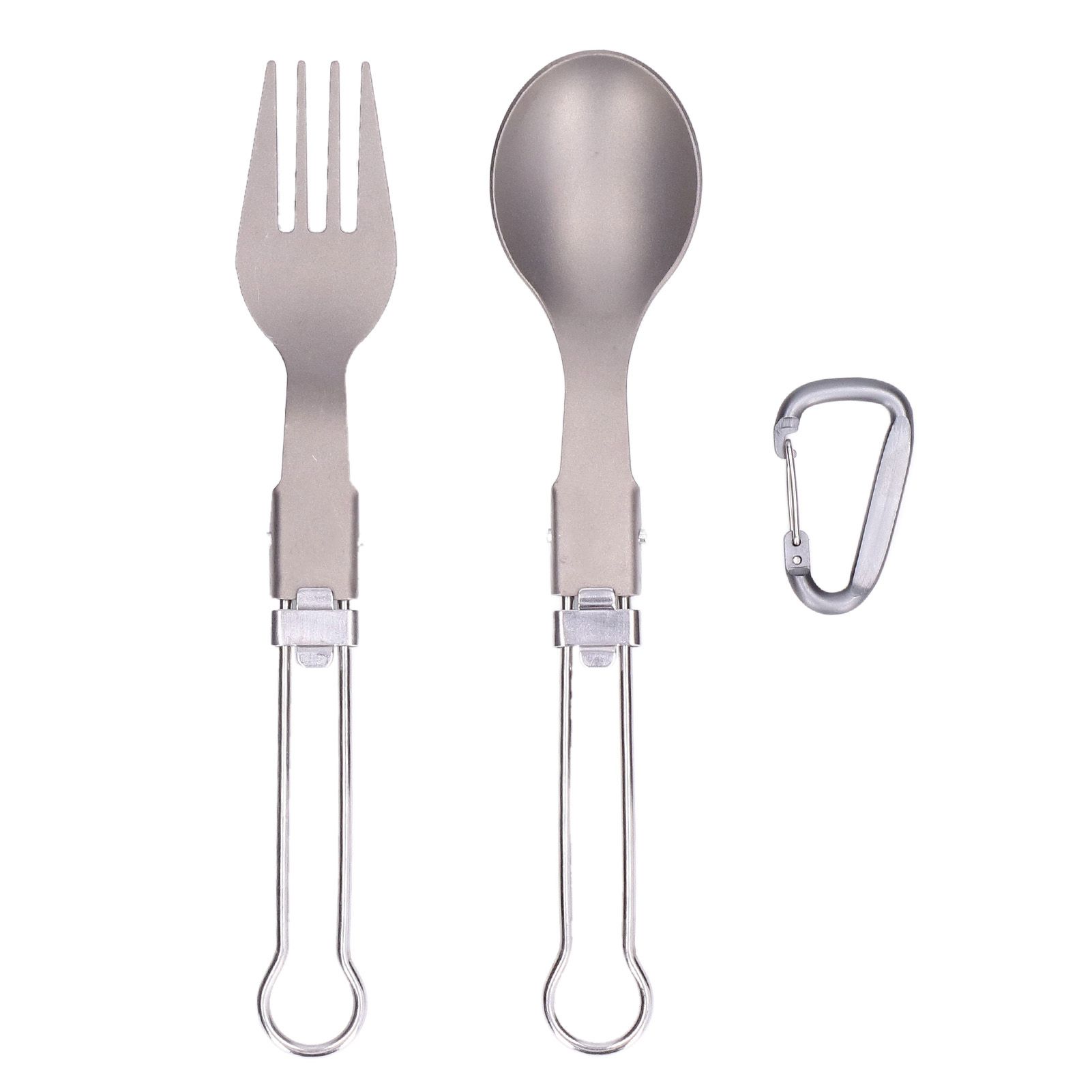 Camping Cutlery Set Camping Foldable Spoon Fork Portable Travel Tableware for Outdoor Picnic - Image 2
