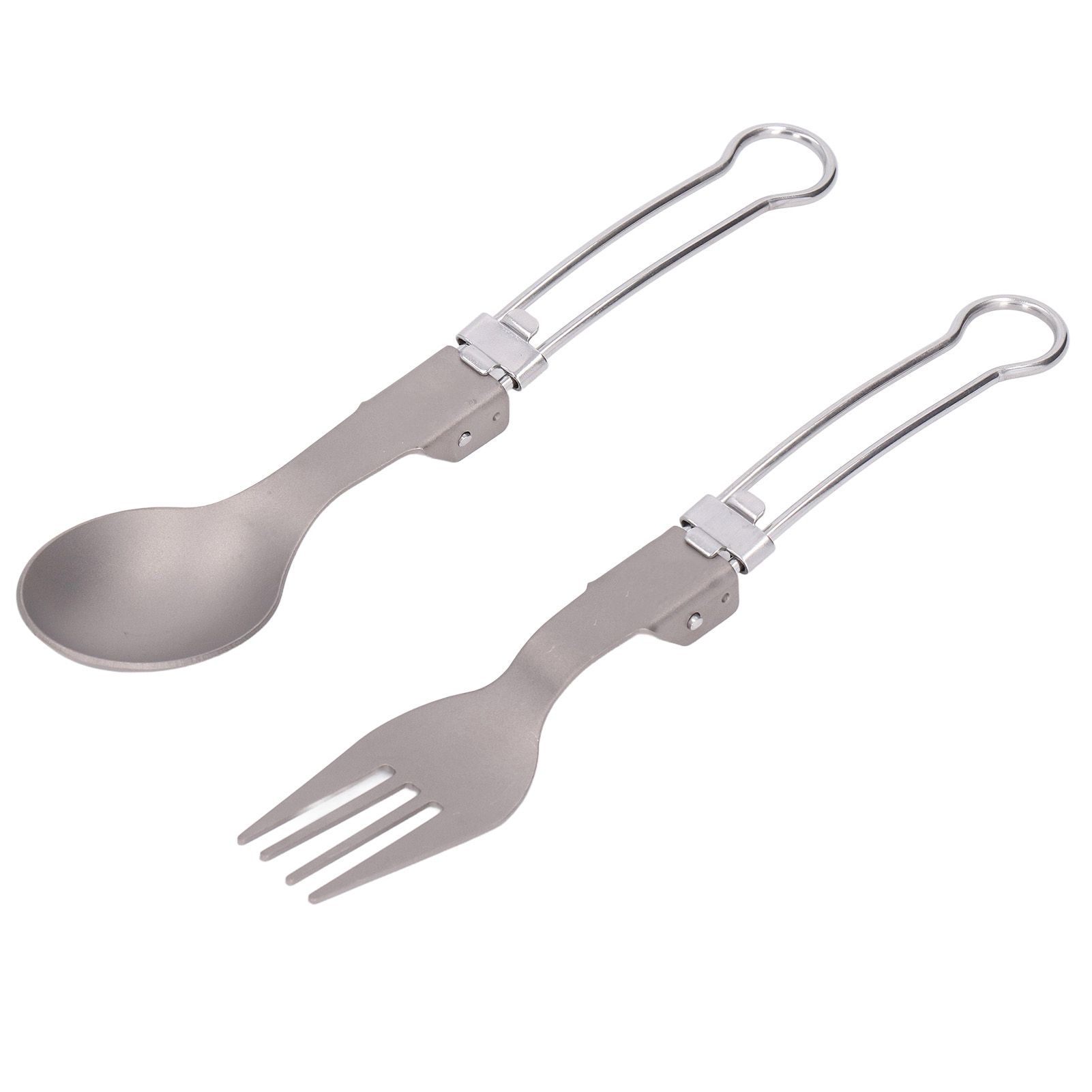 Camping Cutlery Set Camping Foldable Spoon Fork Portable Travel Tableware for Outdoor Picnic - Image 5