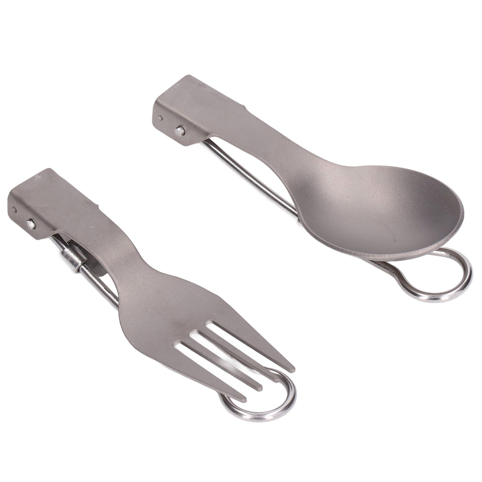 Camping Cutlery Set Camping Foldable Spoon Fork Portable Travel Tableware for Outdoor Picnic - Image 6
