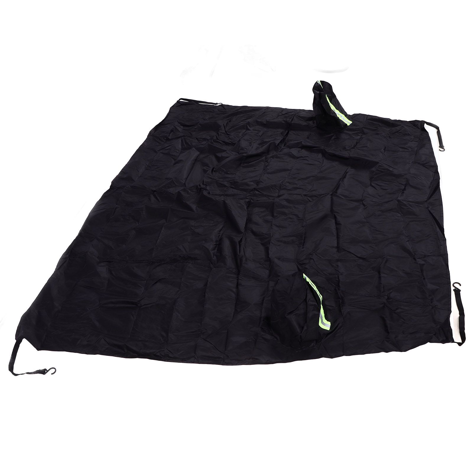 Windshield Cover Waterproof Snowproof Large Coverage Area Universal Windshield Protector with Reflective StripsBlack - Image 7