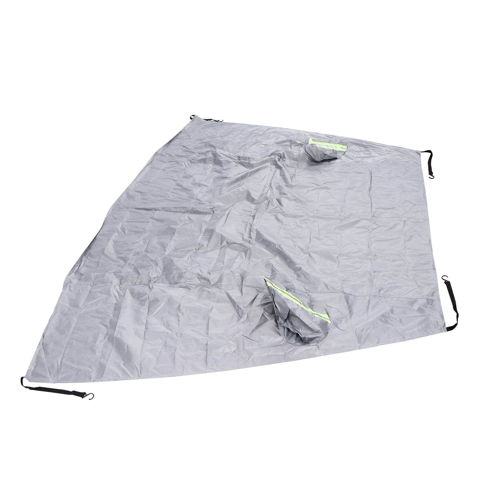 Windshield Cover Waterproof Snowproof Large Coverage Area Universal Windshield Protector with Reflective StripsGrey - Image 5