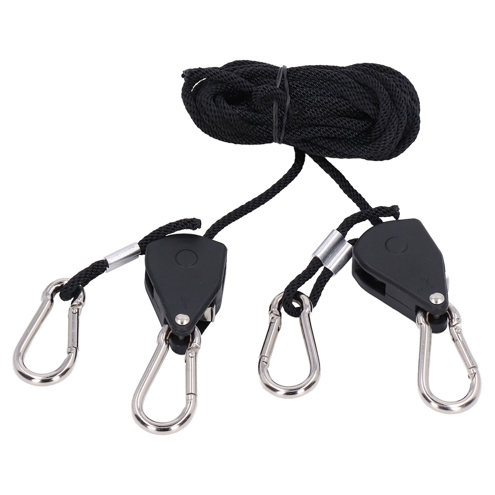 2PCS 1/8in Grow Light Rope Hanger Adjustable Heavy Duty Rope Clip Hanger High Strength Rope Hanger - Image 1