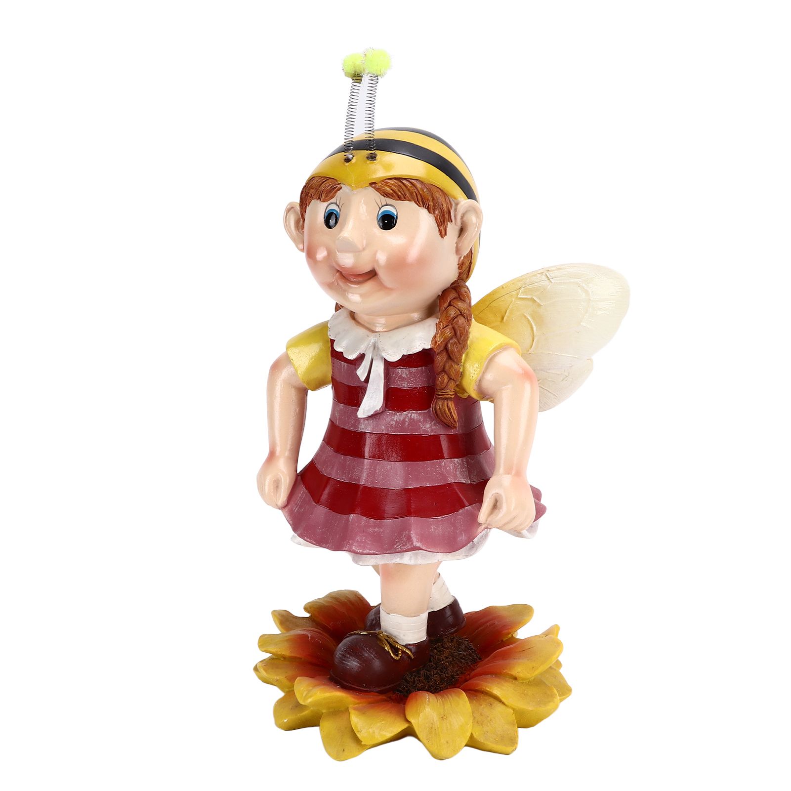 Garden Resin Ornament Cartoon Bee Waterproof Pastoral Style Outdoor Statue for Courtyard Indoor - Image 3