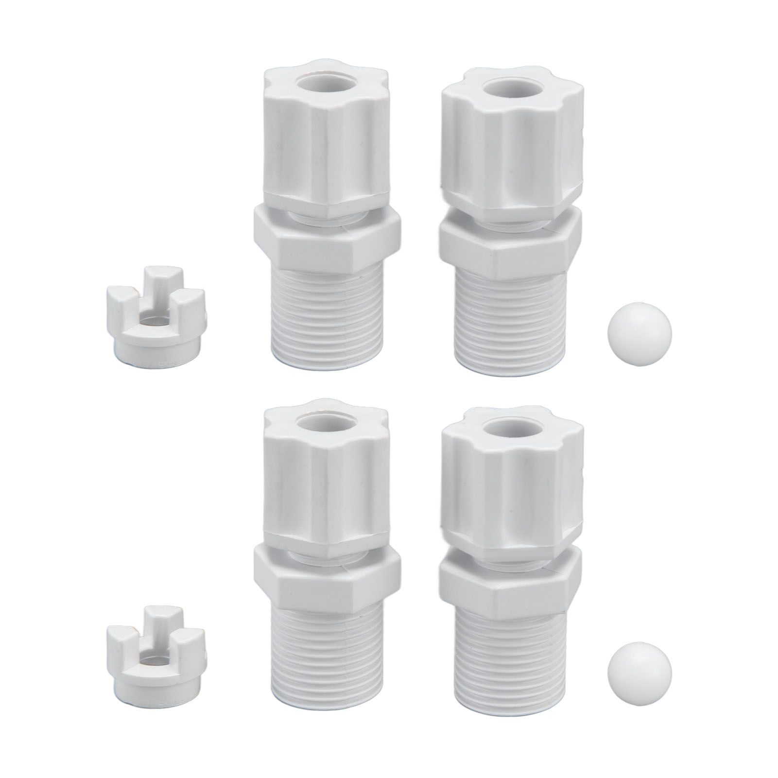 2Set Check Valve Inlet Fitting Adapter Assembly Swimming Pool Cleaning Accessories for HAYWARD CL200 CL220 - Image 1