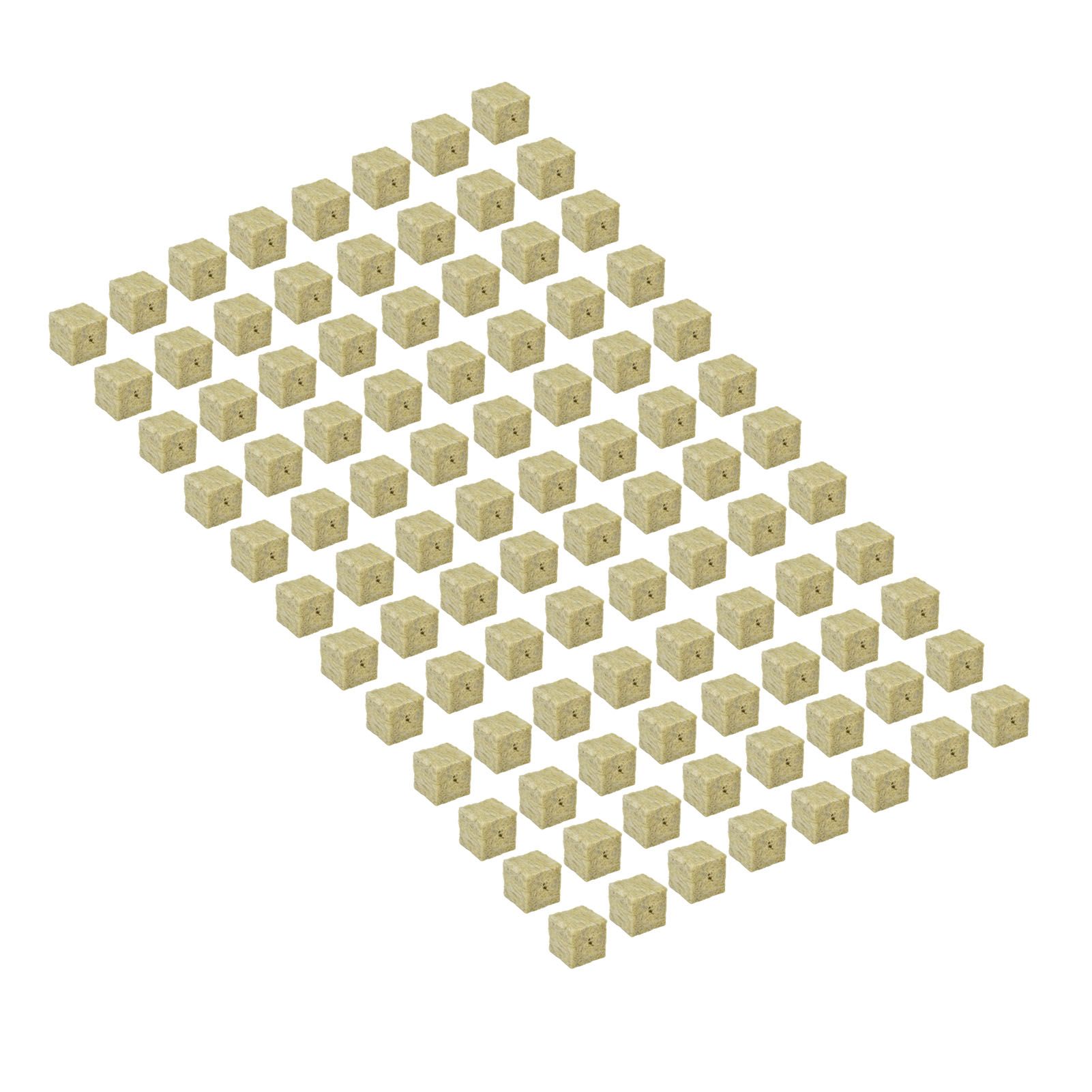 96PCS Plant Seedling Block Stonewool Grow Block Starter Plugs Garden Seedling Block for Agricultural - Image 2
