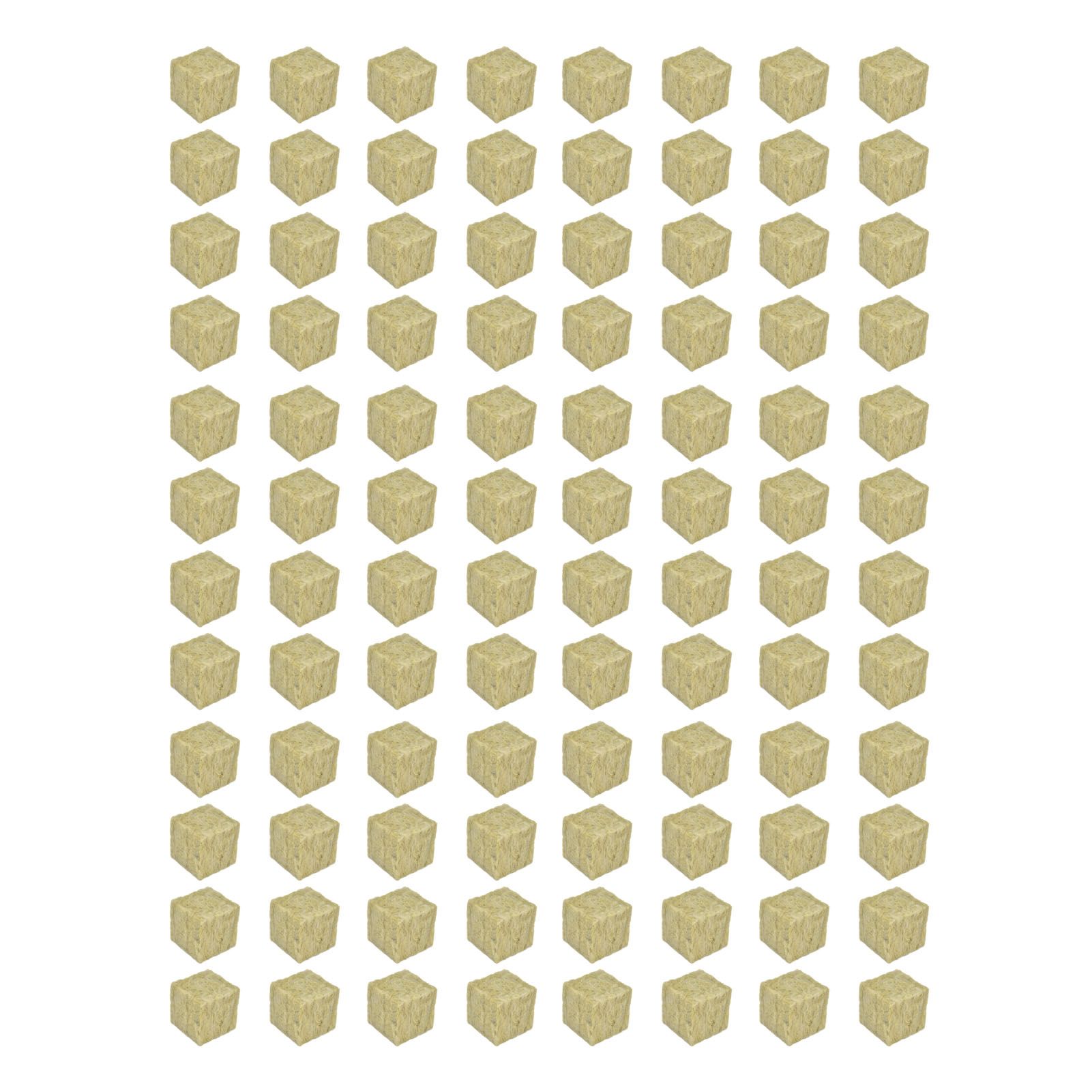96PCS Plant Seedling Block Stonewool Grow Block Starter Plugs Garden Seedling Block for Agricultural - Image 4