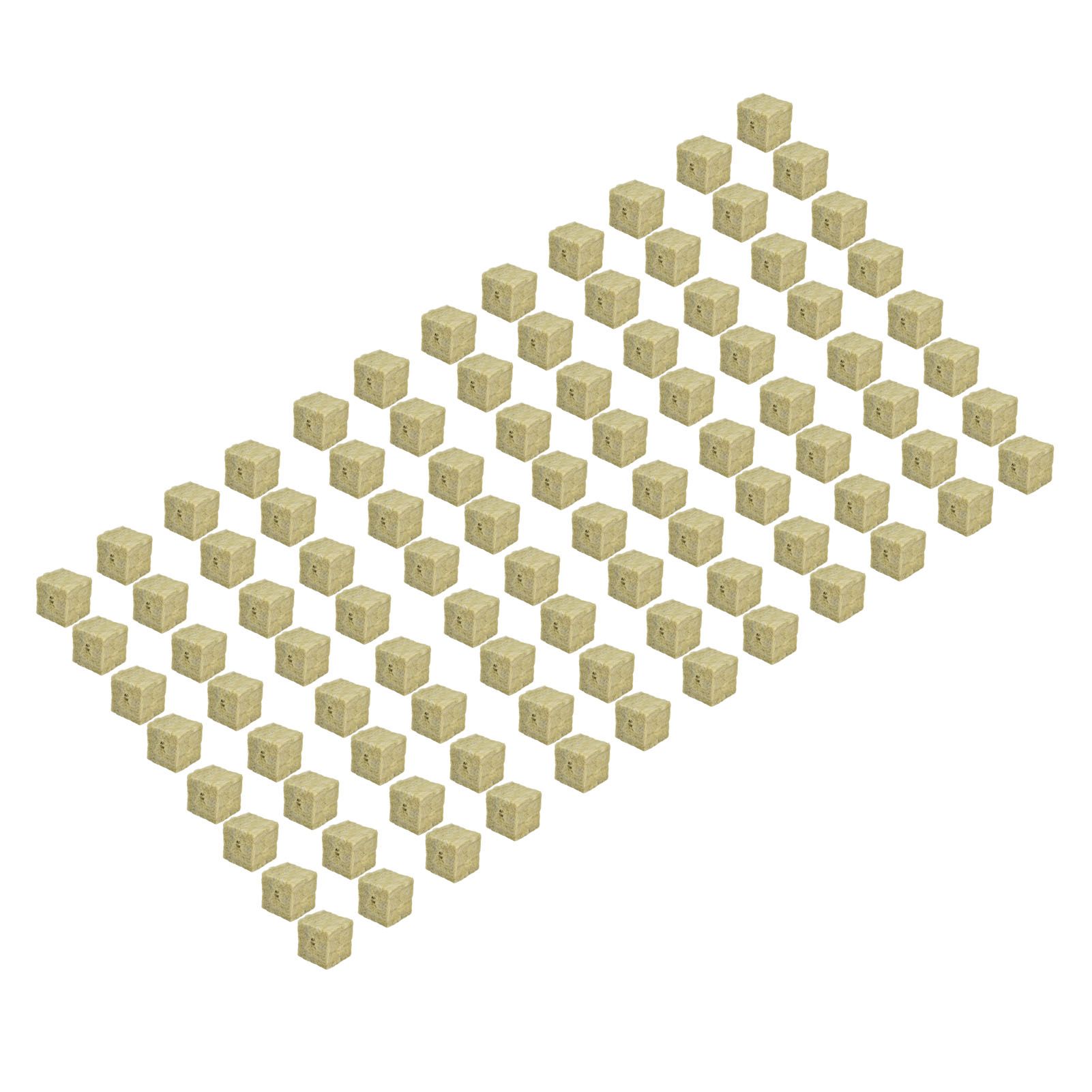 96PCS Plant Seedling Block Stonewool Grow Block Starter Plugs Garden Seedling Block for Agricultural - Image 7