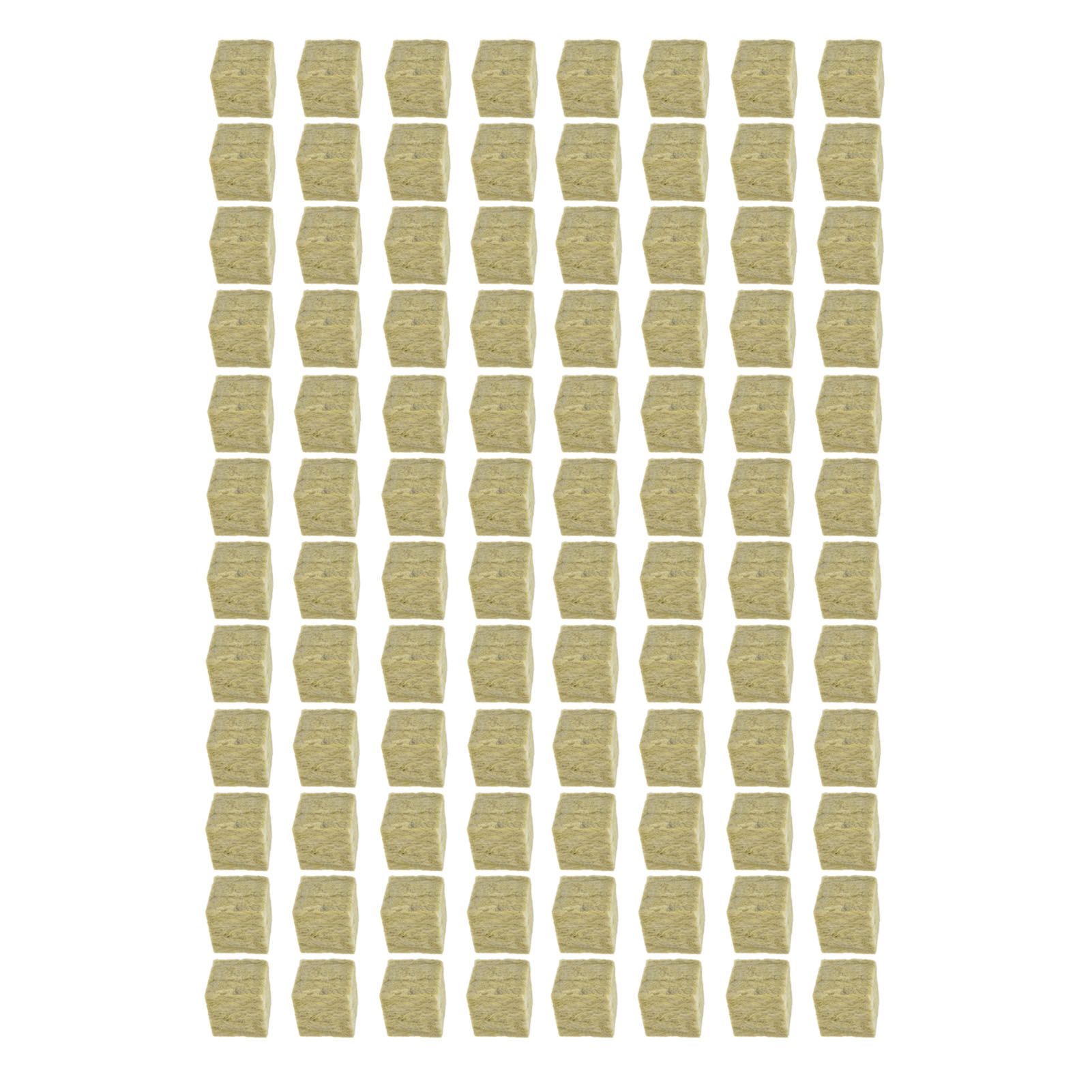 96PCS Plant Seedling Block Stonewool Grow Block Starter Plugs Garden Seedling Block for Agricultural - Image 8