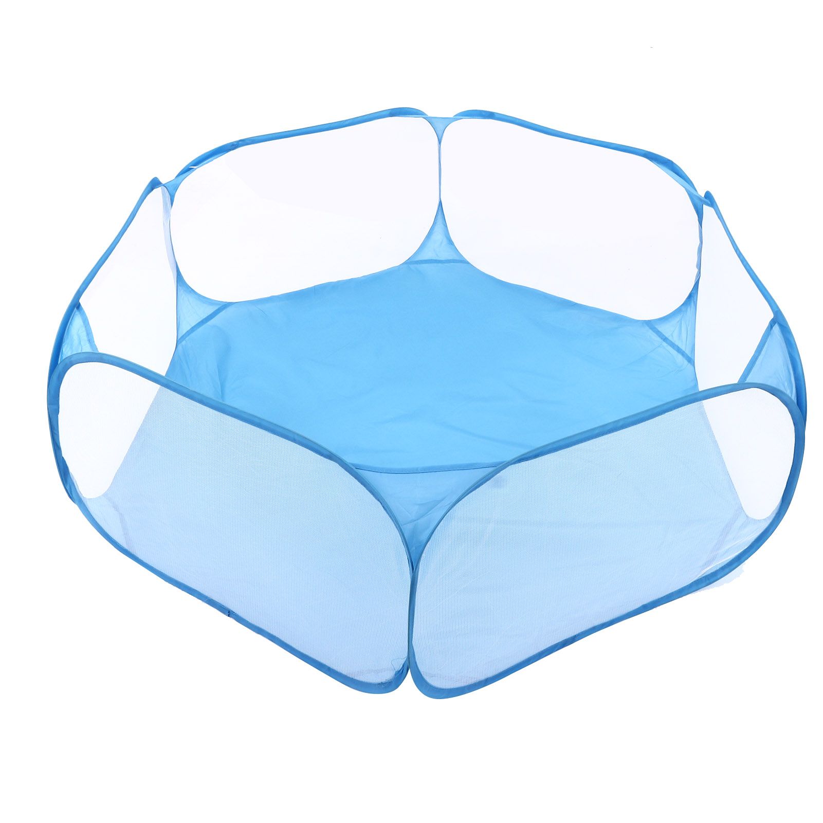 Pet Cage Tent Transparent Breathable Portable Small Animal Playpen for Hamsters Guinea Pigs - Image 3