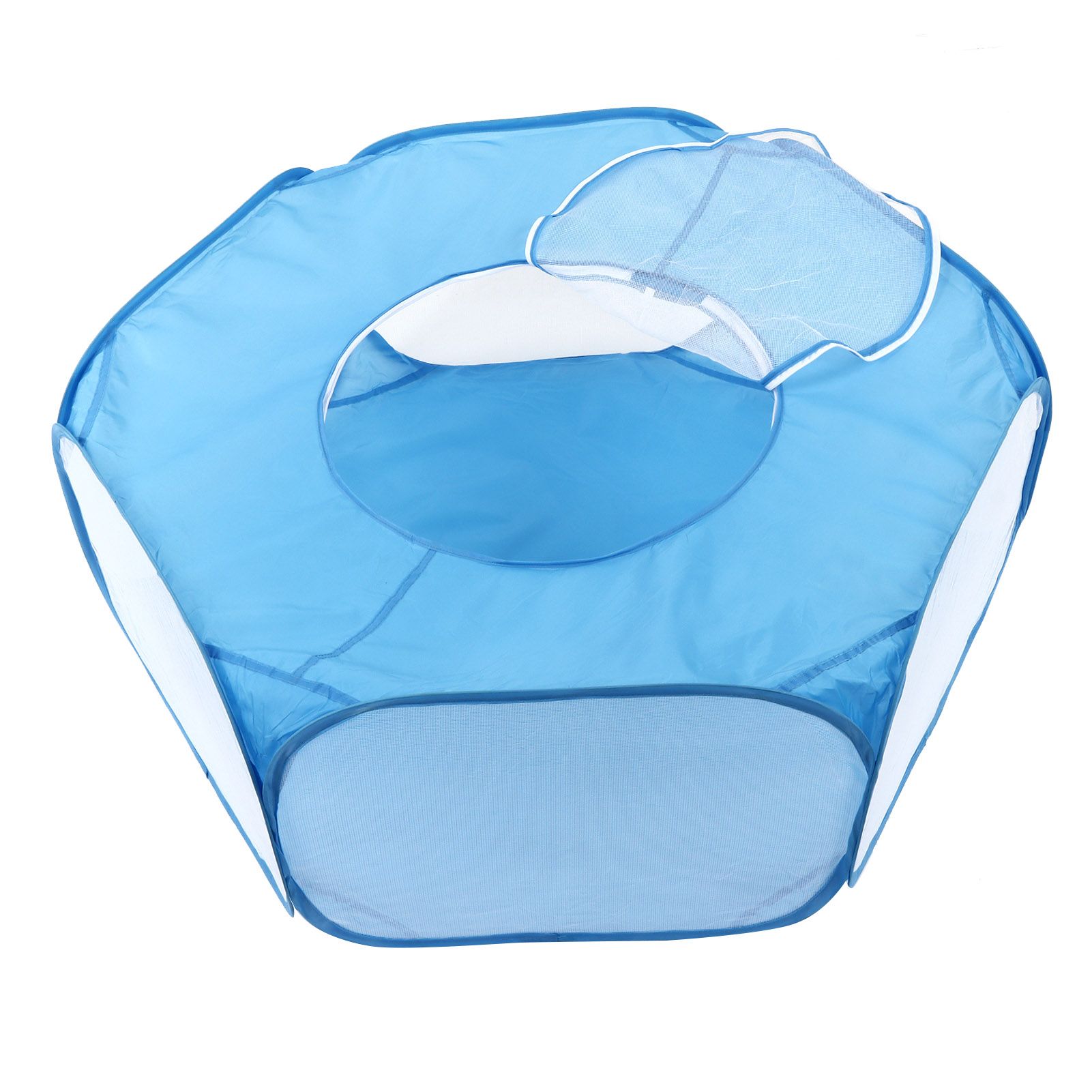 Pet Cage Tent Transparent Breathable Portable Small Animal Playpen for Hamsters Guinea Pigs - Image 6