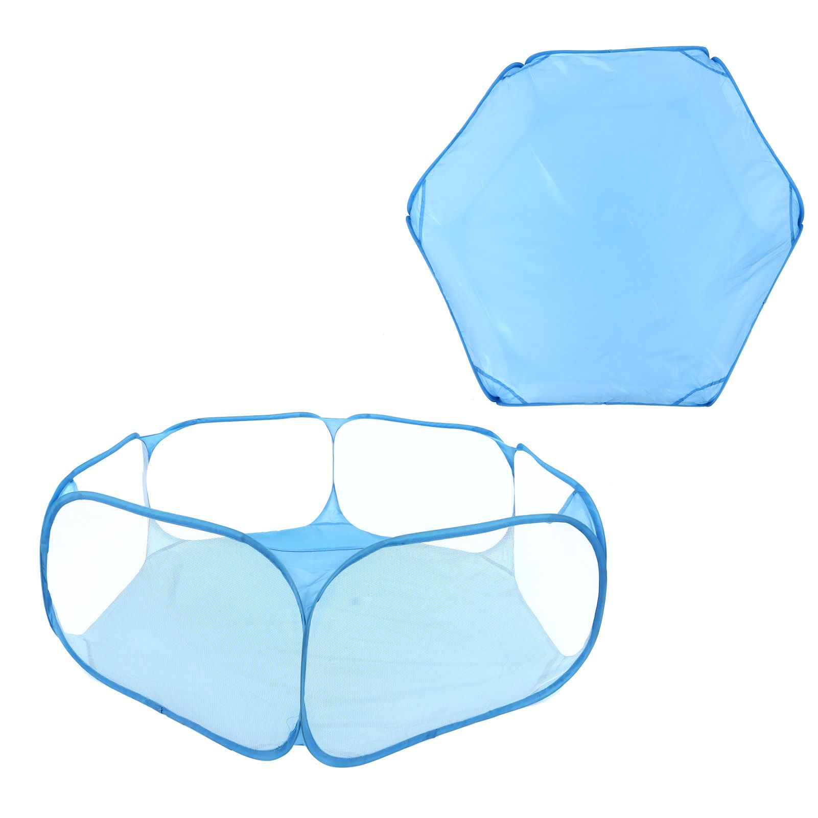 Pet Cage Tent Transparent Breathable Portable Small Animal Playpen for Hamsters Guinea Pigs - Image 8
