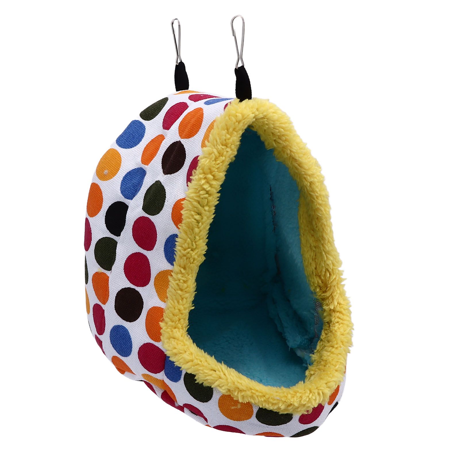 Pet Hamster Cave Bed Soft Comfortable Foldable Portable Thick Warm Easy Cleaning Small Animal House - Image 1