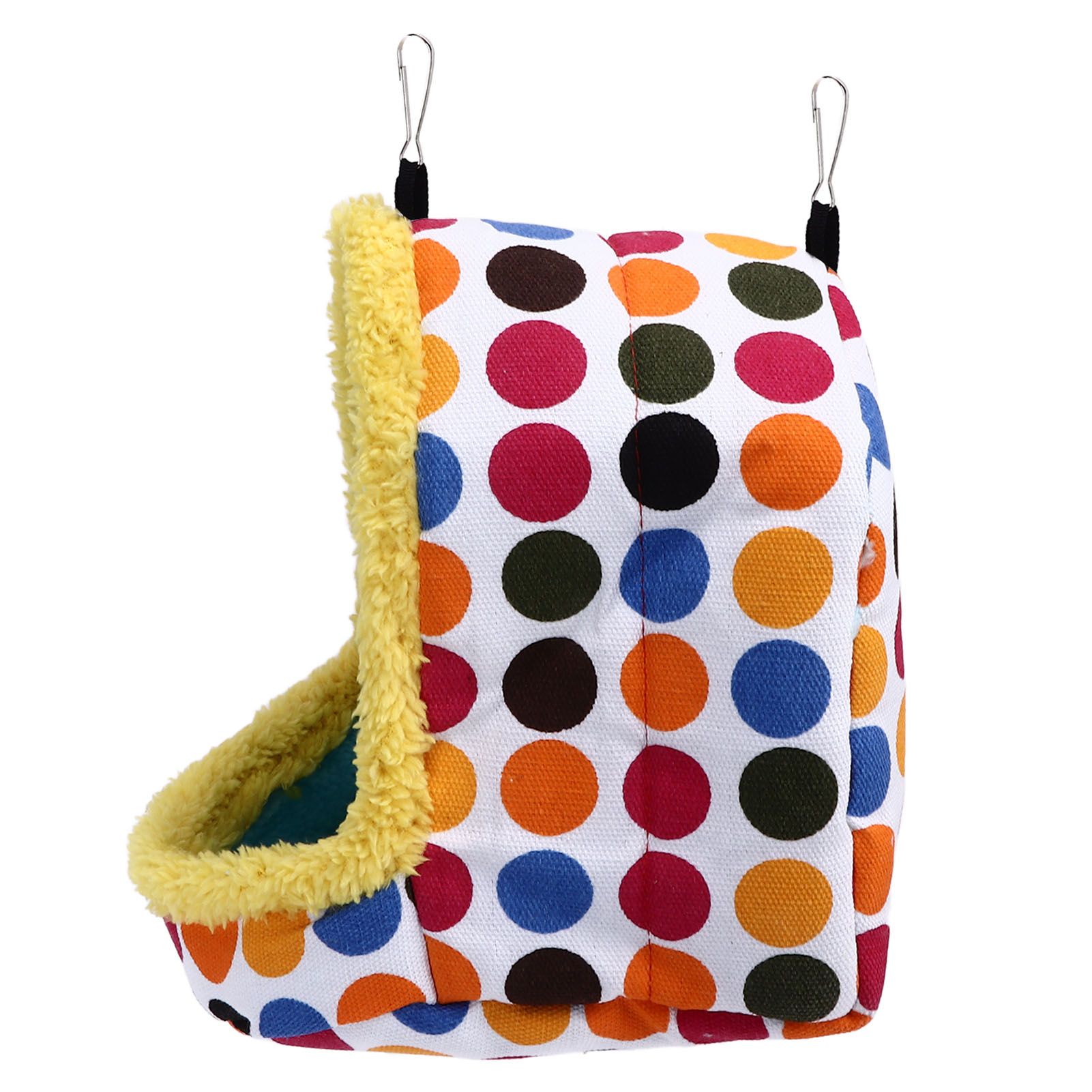 Pet Hamster Cave Bed Soft Comfortable Foldable Portable Thick Warm Easy Cleaning Small Animal House - Image 2