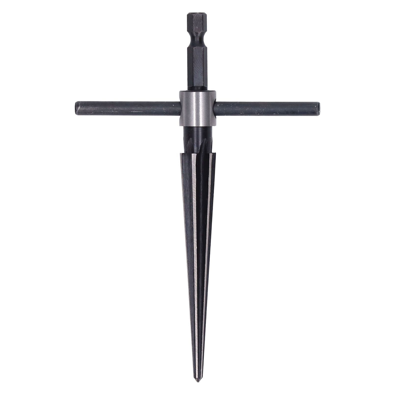 Reamer T Shape Handle Fine Workmanship High Hardness High Speed Steel Tapered ReamerHex Handle Taper Reamer 3‑13mm - Image 2