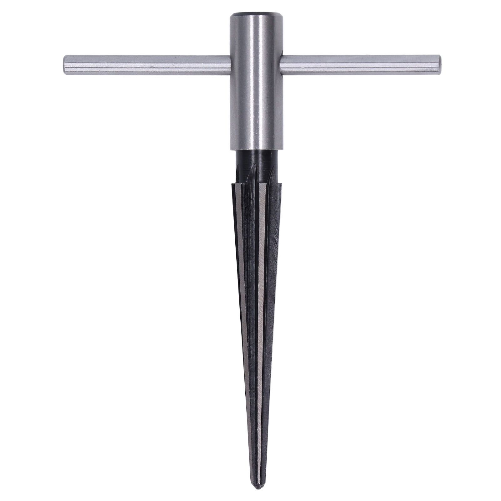 Reamer T Shape Handle Fine Workmanship High Hardness High Speed Steel Tapered ReamerTaper Reamer with Round Handle 5-16mm - Image 2