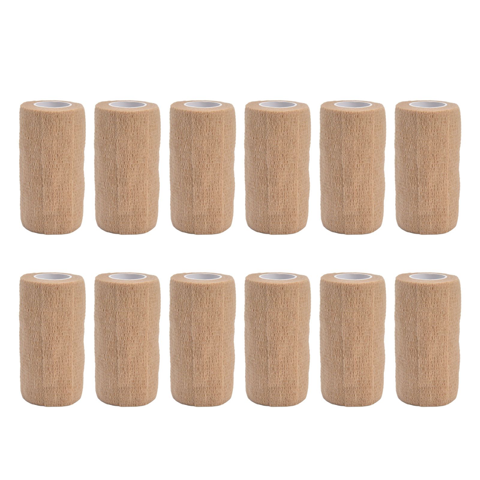 12PCS Self Adhesive Bandage Non Woven Bandage Cattle Bandage Farm Supplies for Dog Cat Horse - Image 1