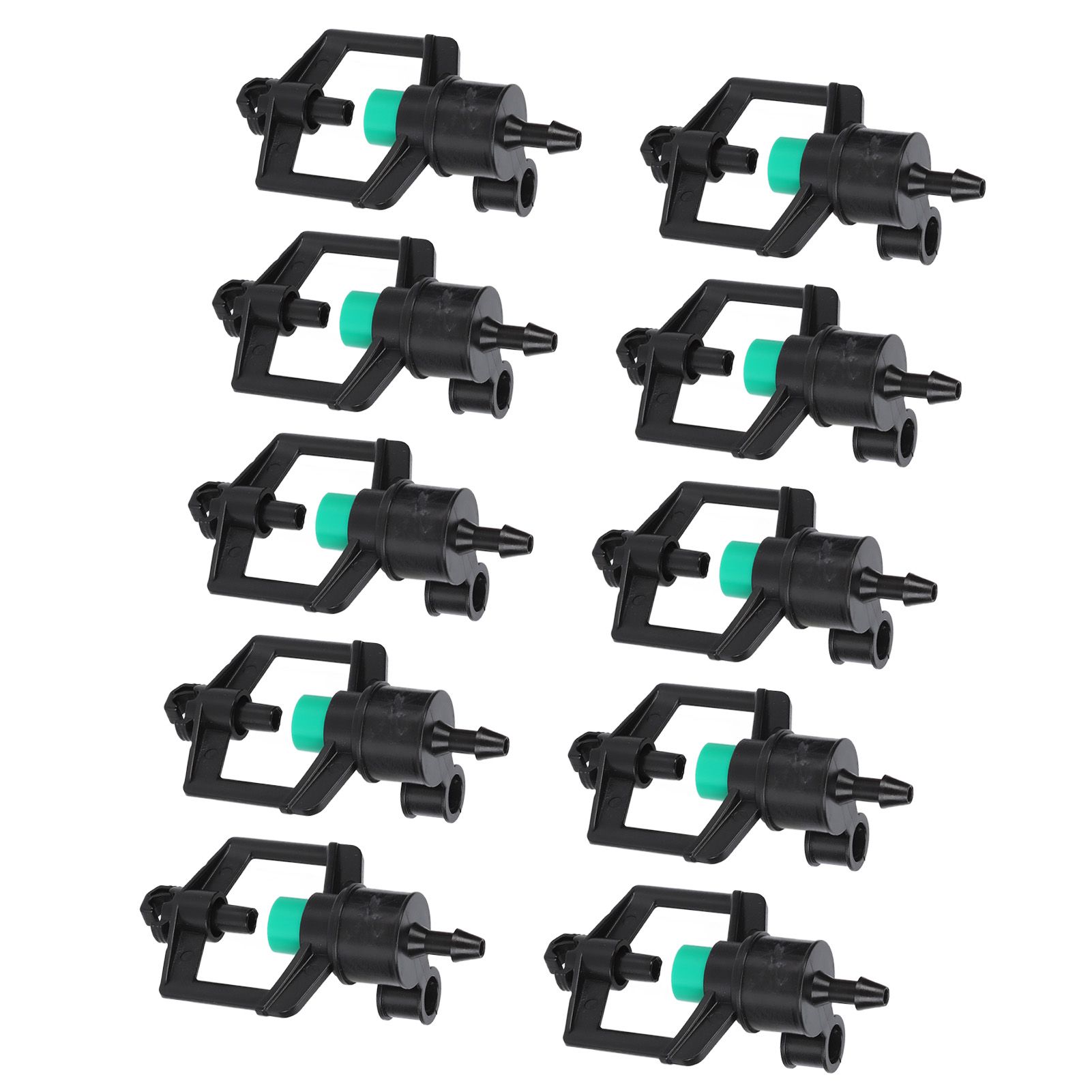 10pcs Watering Drippers 4mm Stable Plastic Irrigation Sprinkler Nozzles with Accessories for Gardening Agriculture - Image 3