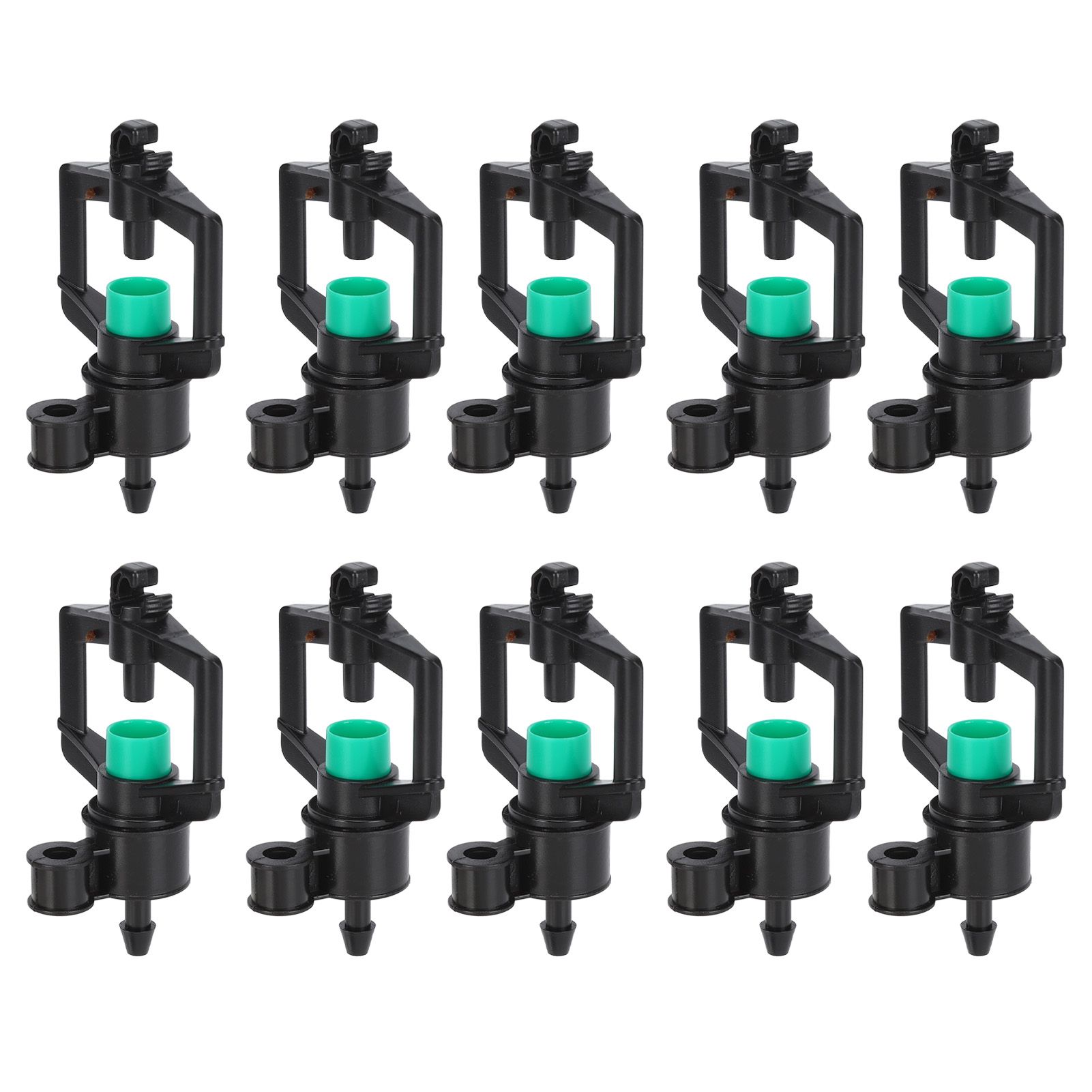 10pcs Watering Drippers 4mm Stable Plastic Irrigation Sprinkler Nozzles with Accessories for Gardening Agriculture - Image 4