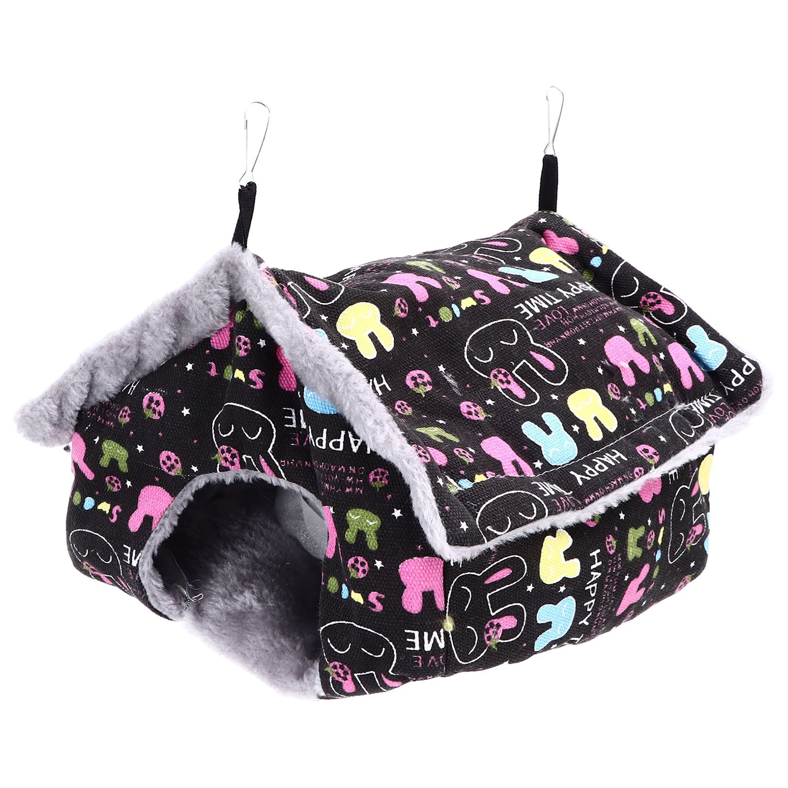 Bird Nest Suspensible Design Soft Plush Warm Safe Portable Size Space Saving Easy Cleaning Parakeet Nest - Image 7