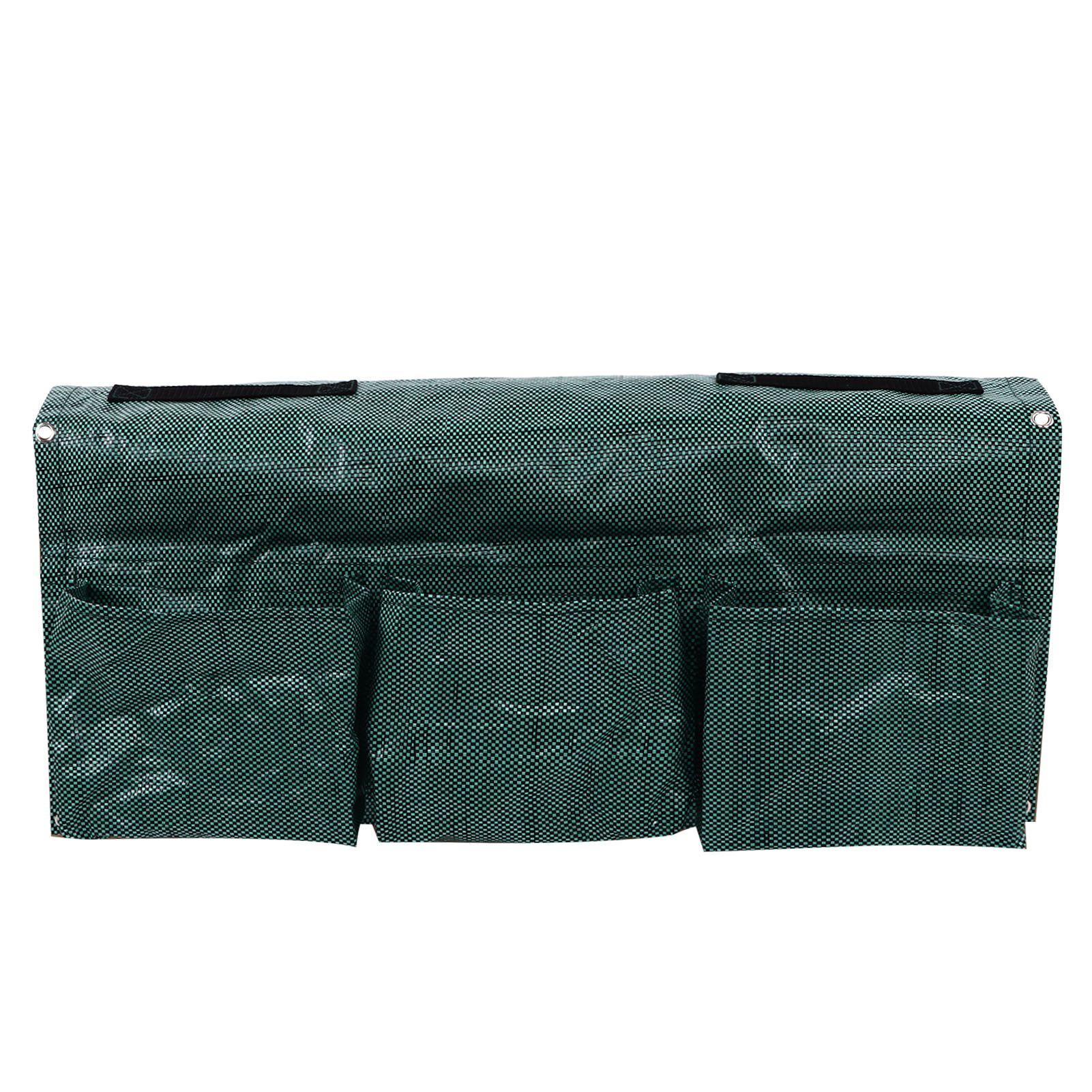 Hanging Garden Double Sided Planter Grow Bags Breathable with 6 Pockets for Garden Fence Home Balcony Decoration - Image 7