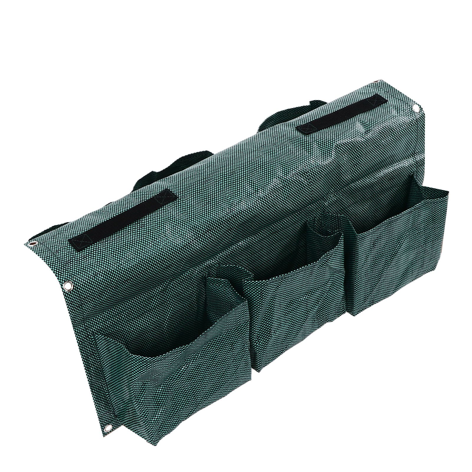 Hanging Garden Double Sided Planter Grow Bags Breathable with 6 Pockets for Garden Fence Home Balcony Decoration - Image 8