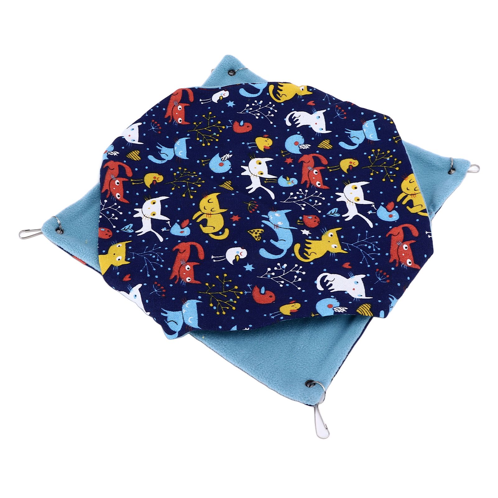 Pet Double Layer Warm Hammock Safe Warm Foldable Hanging Pet Sleeping Bag for Small Pets Hamster - Image 5