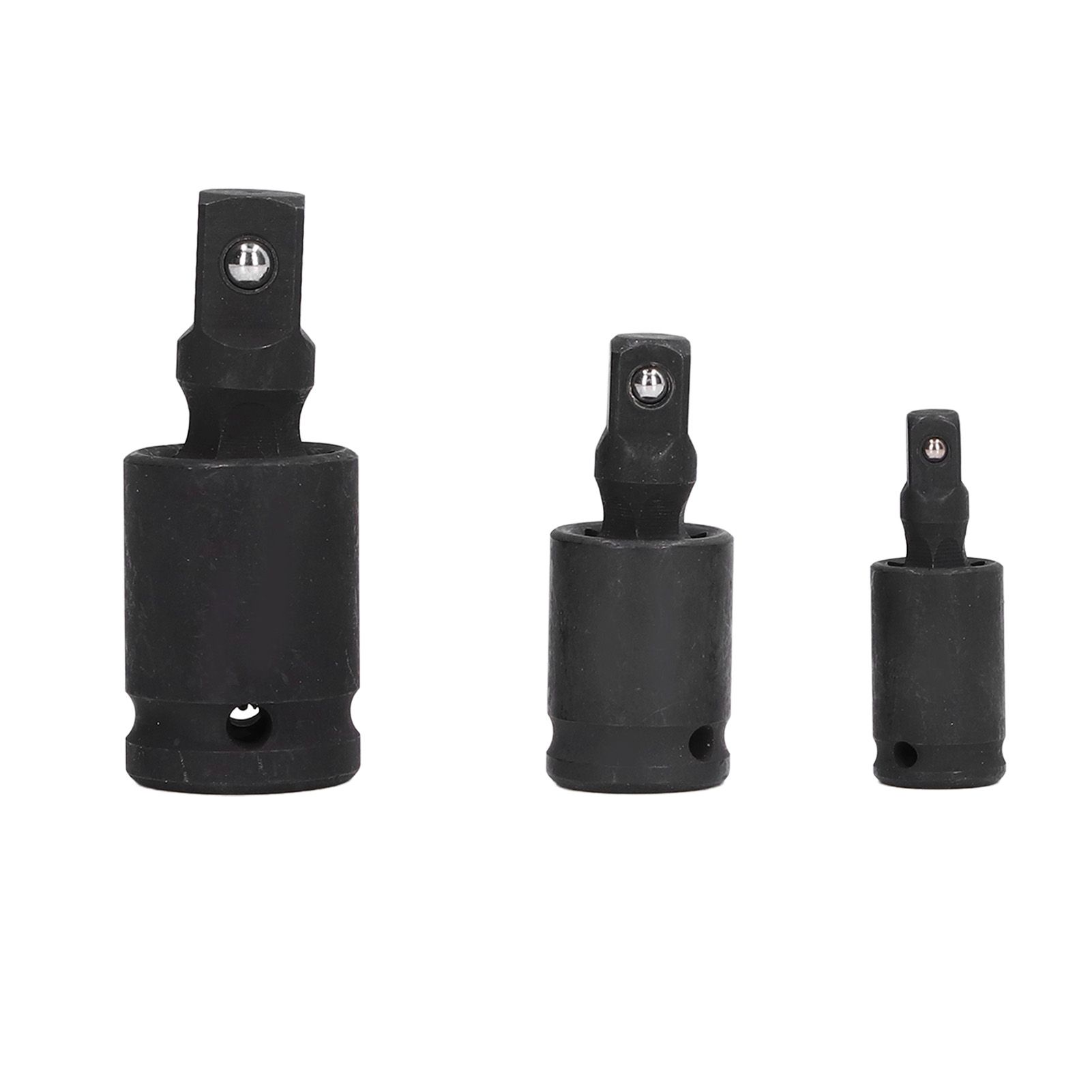 3PCS Universal Joint Socket Adapter 1/2 1/4 3/8 Drive Impact Adapter Socket Extension Adapter - Image 1