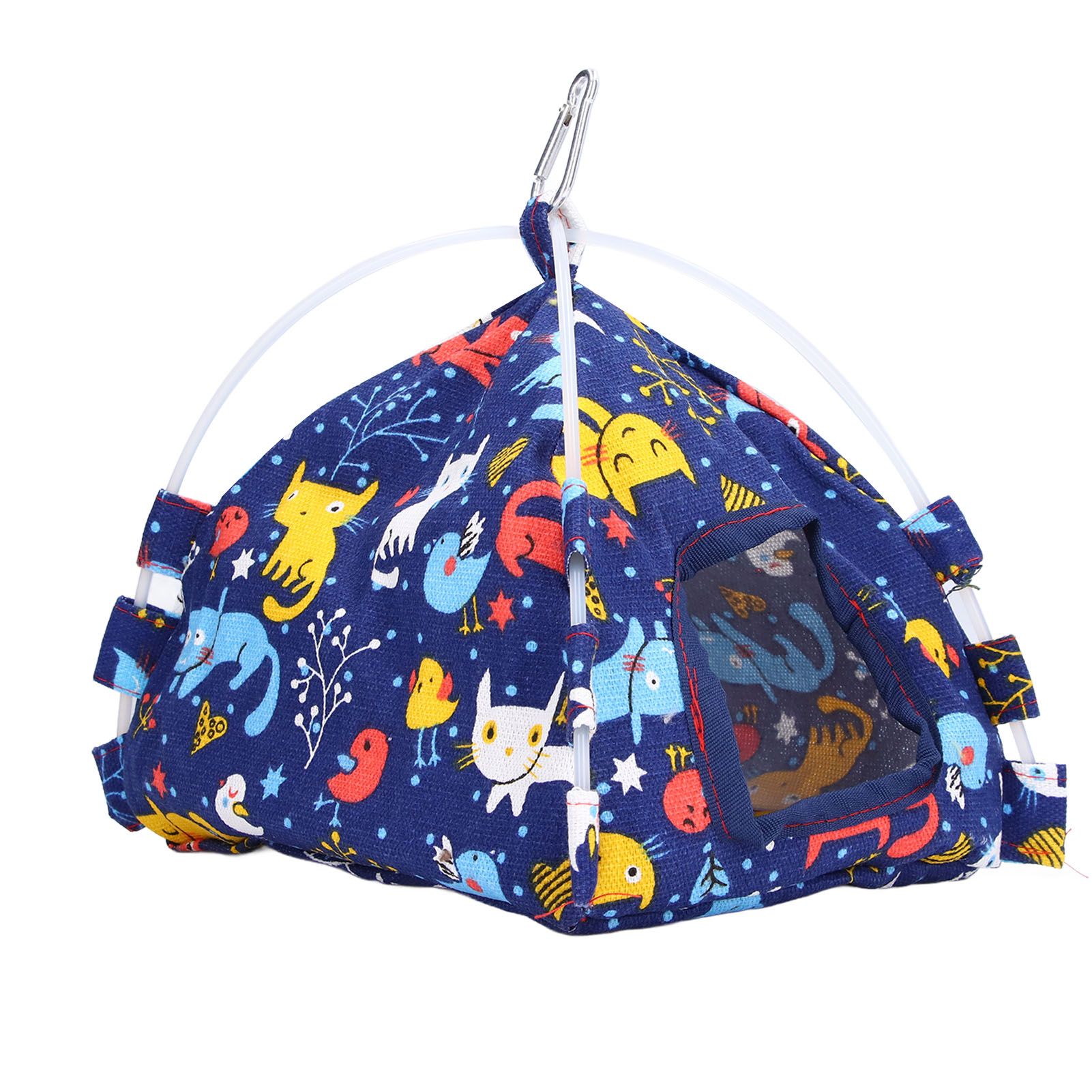 Bird Bed Hook Design Save Space Foldable Portable Soft Comfortable Hangable Bird Tent for Home Travelling - Image 4
