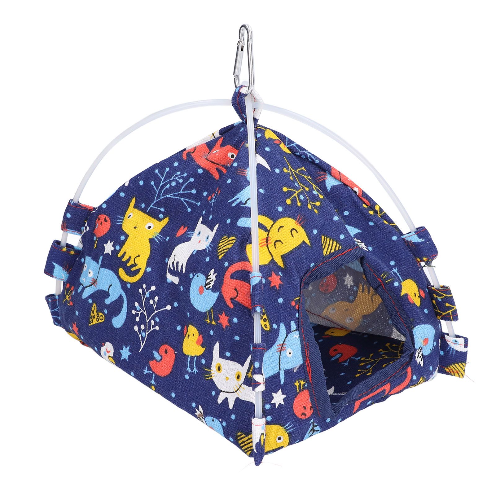 Bird Bed Hook Design Save Space Foldable Portable Soft Comfortable Hangable Bird Tent for Home Travelling - Image 7