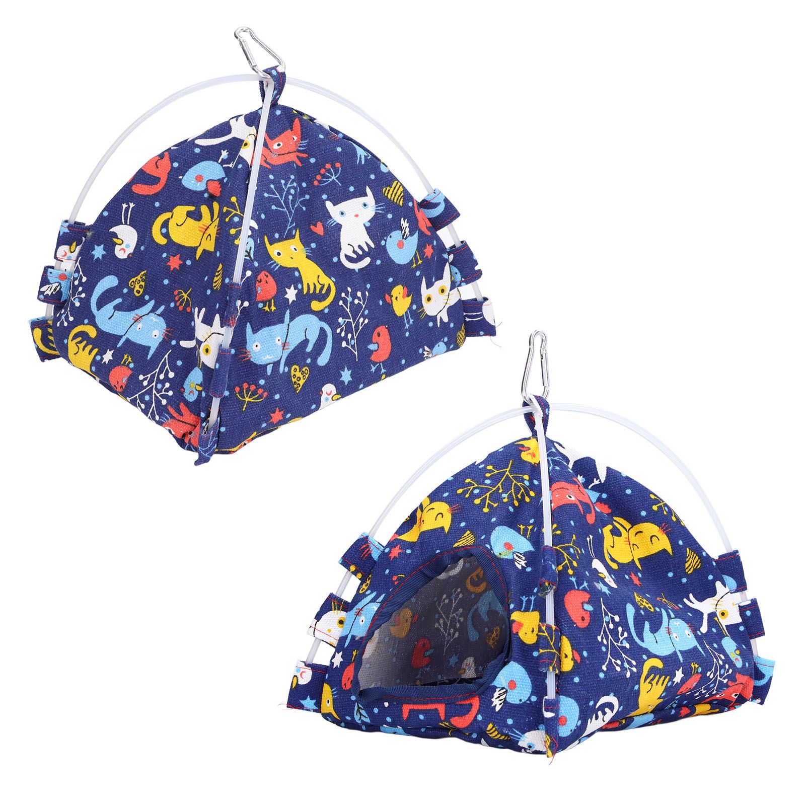 Bird Bed Hook Design Save Space Foldable Portable Soft Comfortable Hangable Bird Tent for Home Travelling - Image 8