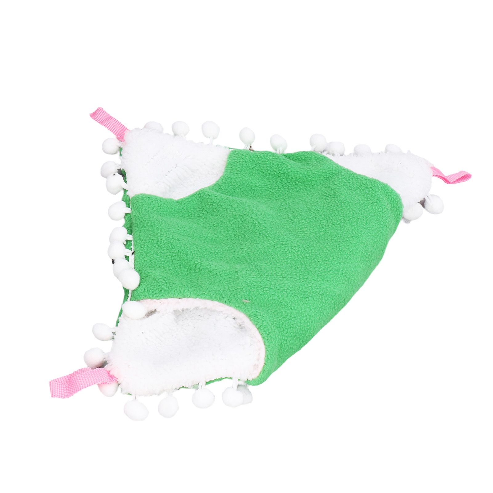 Small Pet Cage Hammock Parrot Warm Hanging Hammock Bird Nest Hut Bed for Hamsters Sugar Gliders Golden HamsterL Green - Image 3