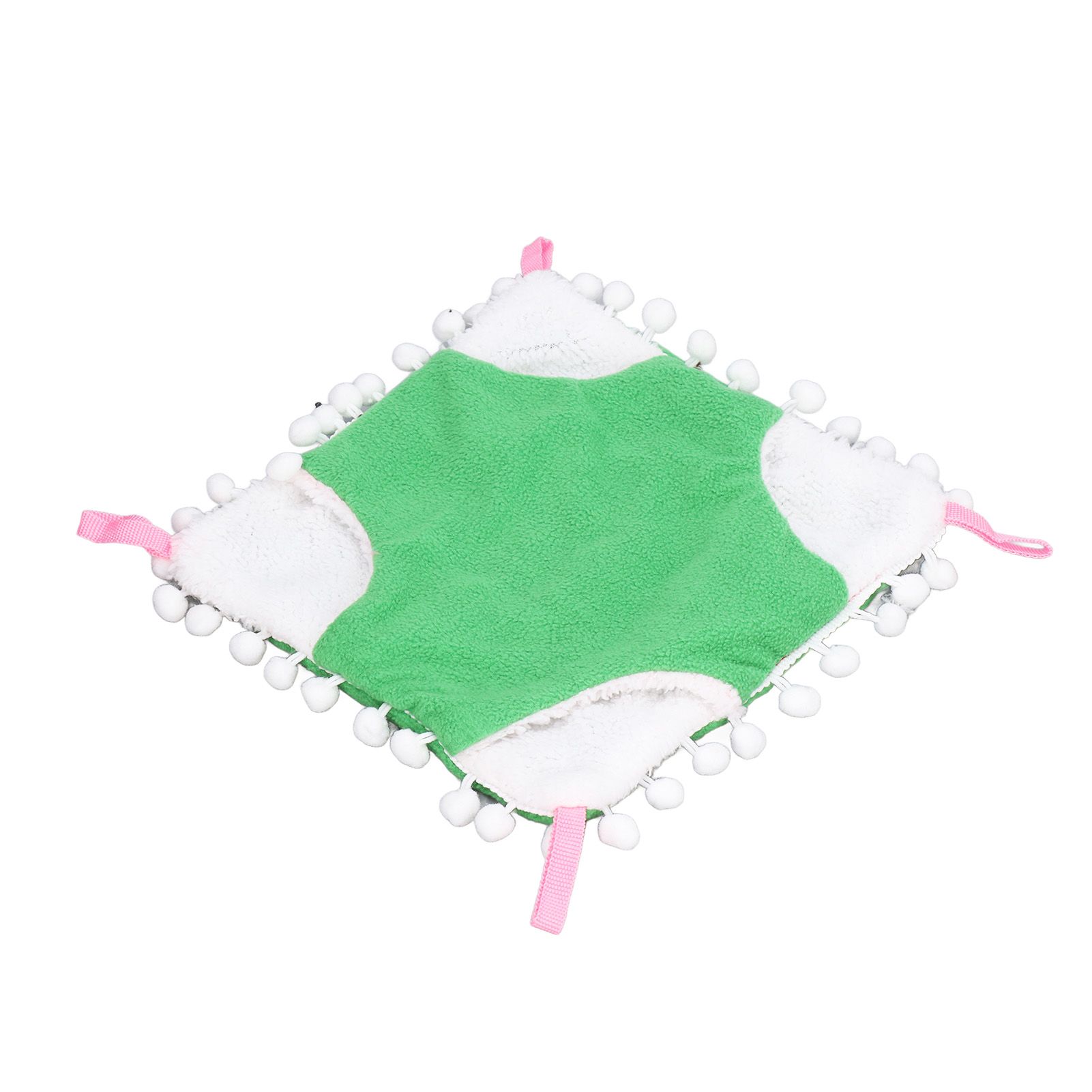 Small Pet Cage Hammock Parrot Warm Hanging Hammock Bird Nest Hut Bed for Hamsters Sugar Gliders Golden HamsterL Green - Image 6