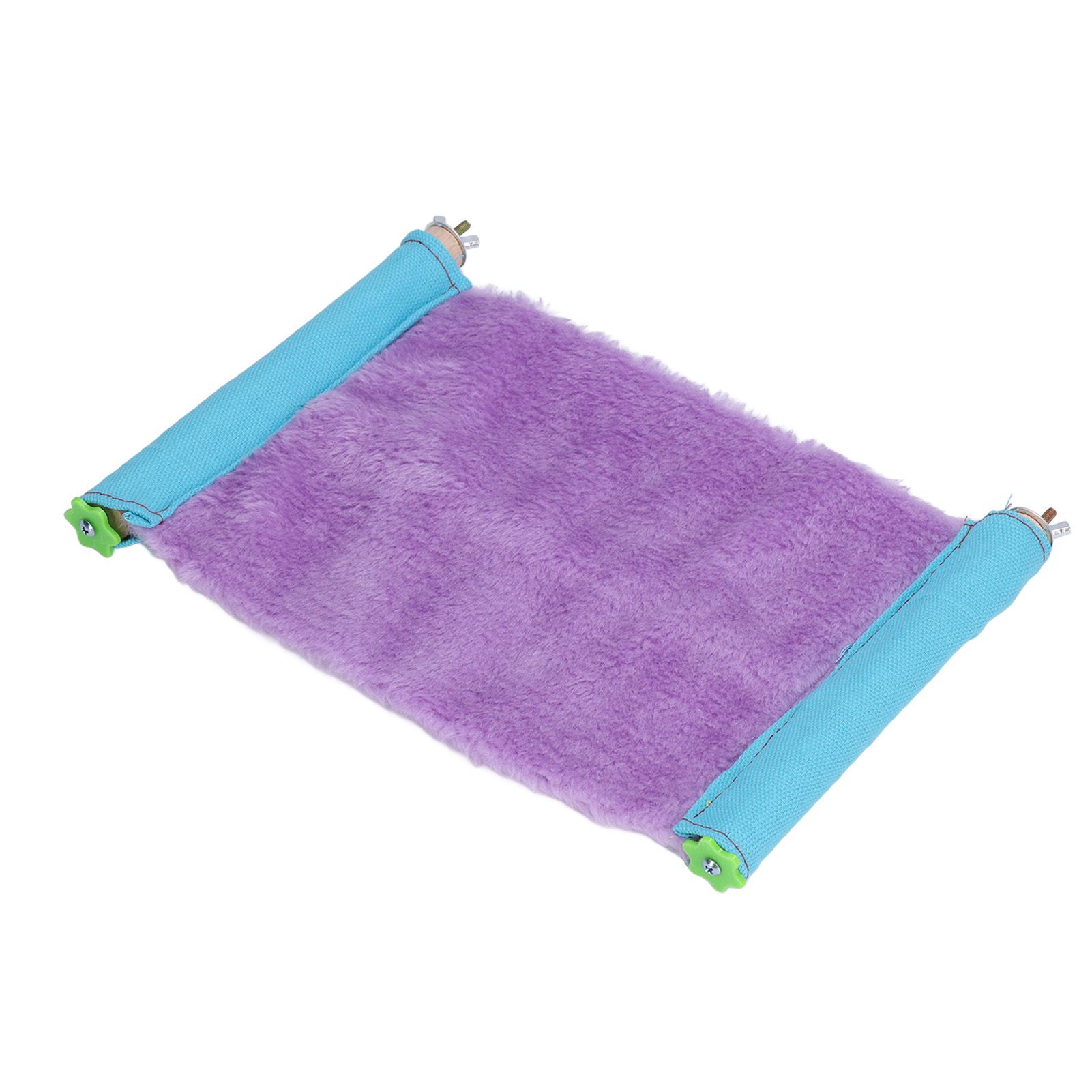 Bird Bed Chinchilla Honey Glider Flying Parrot Portable Soft Warm Hanging Hammock NestPurple - Image 2