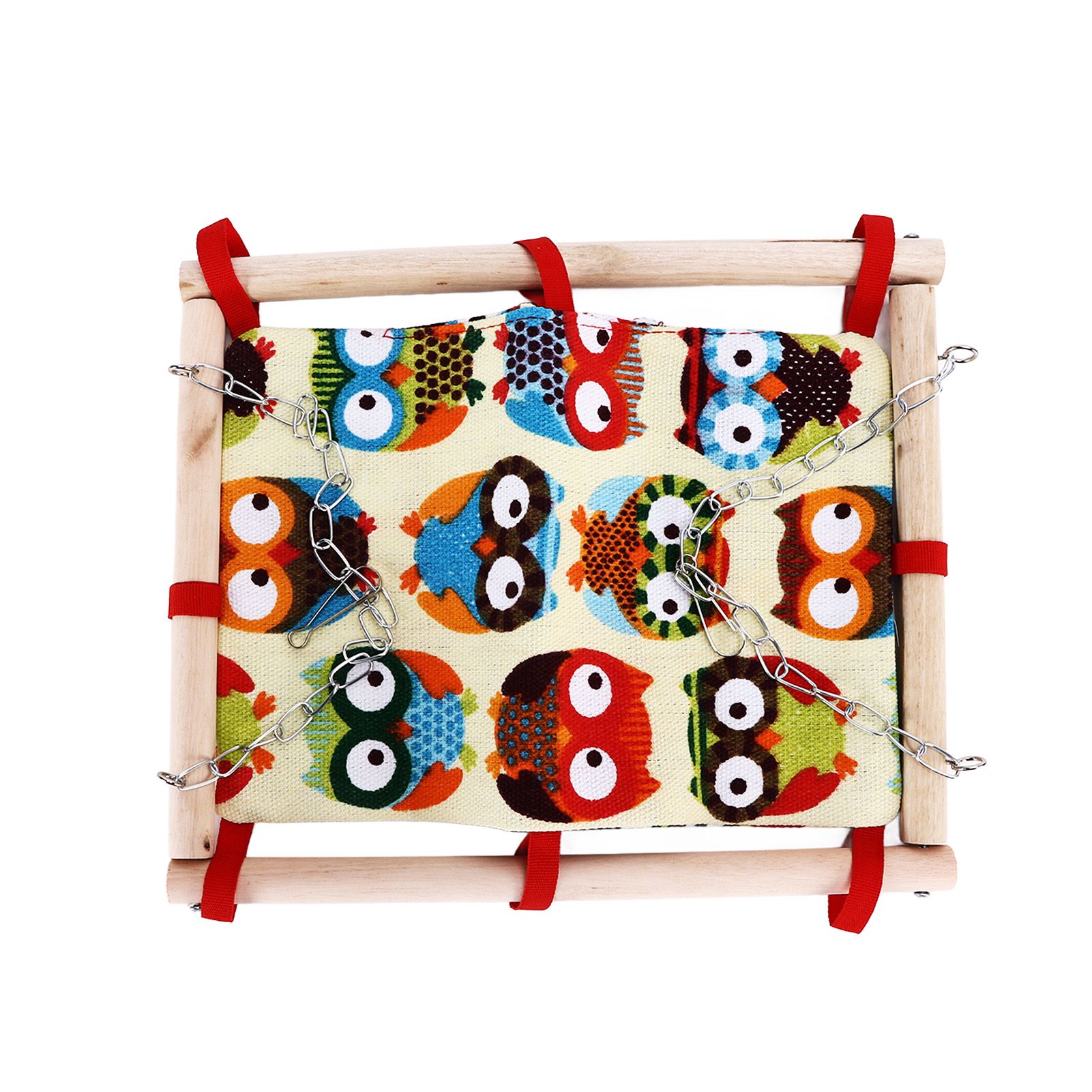 Bird Game Bed Hook Design Save Space Foldable Portable Soft Comfortable Hangable Parakeet Hammock for Home Travelling - Image 2