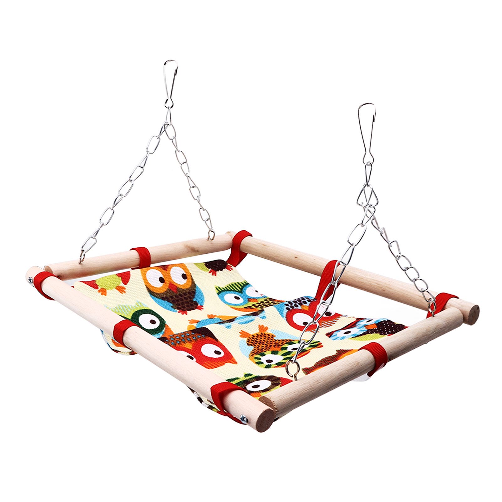 Bird Game Bed Hook Design Save Space Foldable Portable Soft Comfortable Hangable Parakeet Hammock for Home Travelling - Image 4
