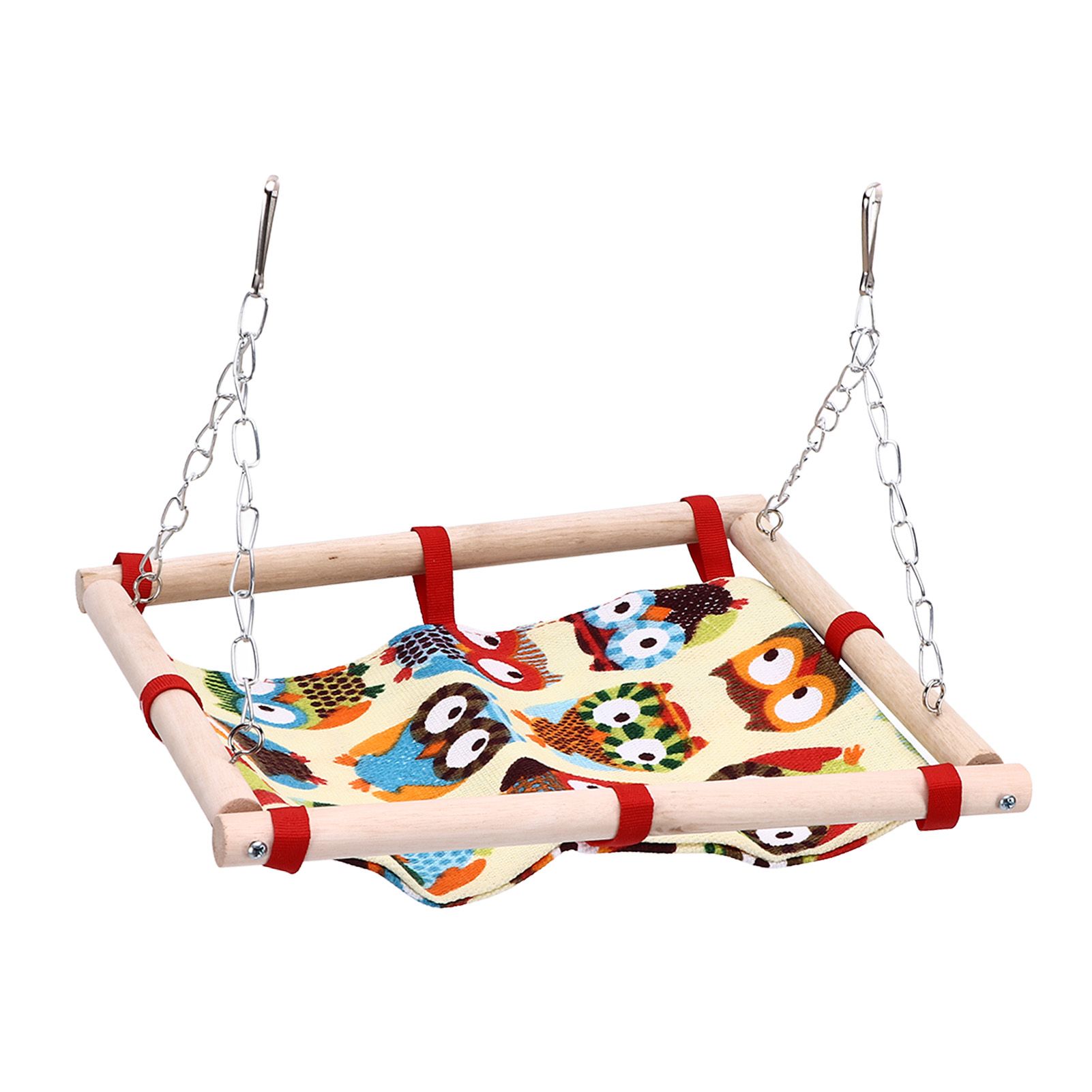 Bird Game Bed Hook Design Save Space Foldable Portable Soft Comfortable Hangable Parakeet Hammock for Home Travelling - Image 5