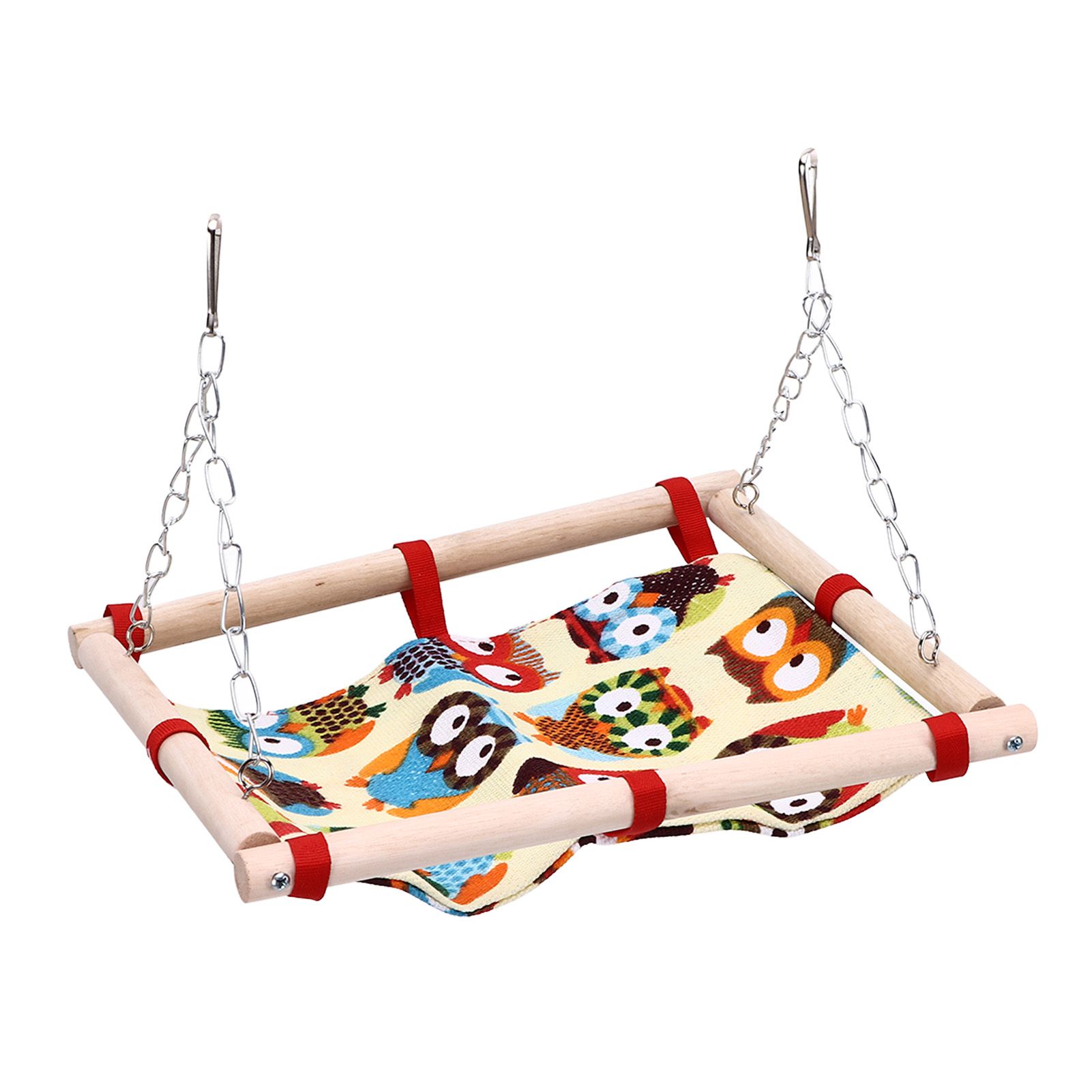 Bird Game Bed Hook Design Save Space Foldable Portable Soft Comfortable Hangable Parakeet Hammock for Home Travelling - Image 6