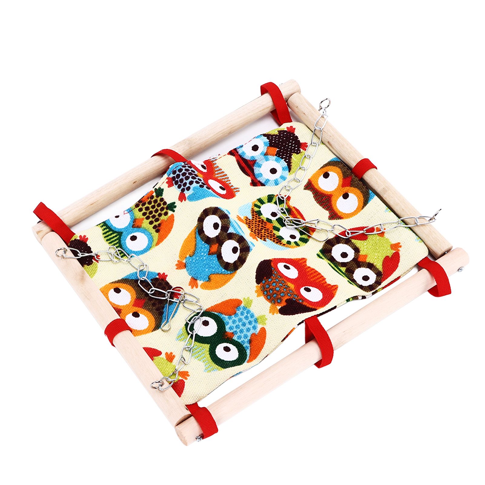 Bird Game Bed Hook Design Save Space Foldable Portable Soft Comfortable Hangable Parakeet Hammock for Home Travelling - Image 7