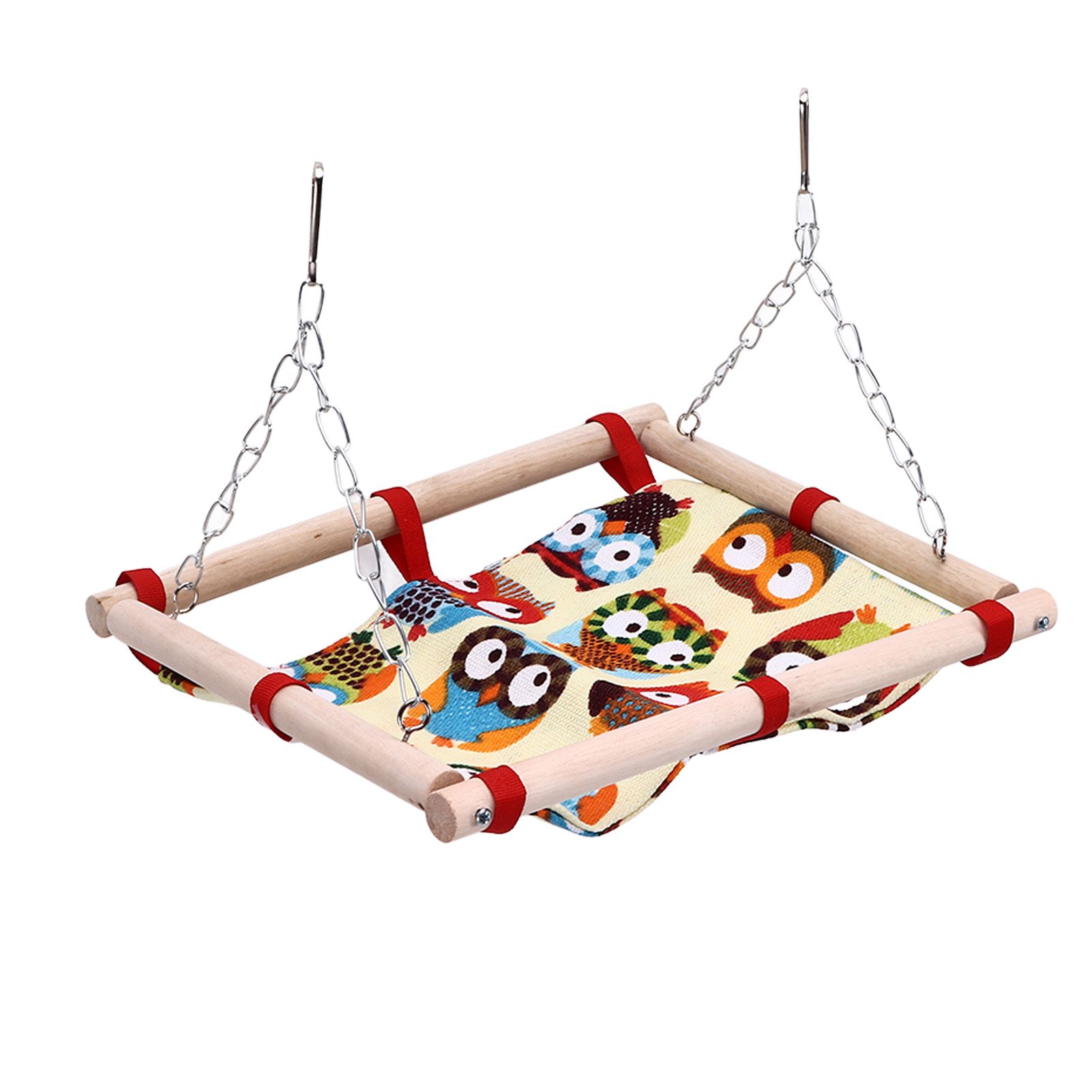 Bird Game Bed Hook Design Save Space Foldable Portable Soft Comfortable Hangable Parakeet Hammock for Home Travelling - Image 8