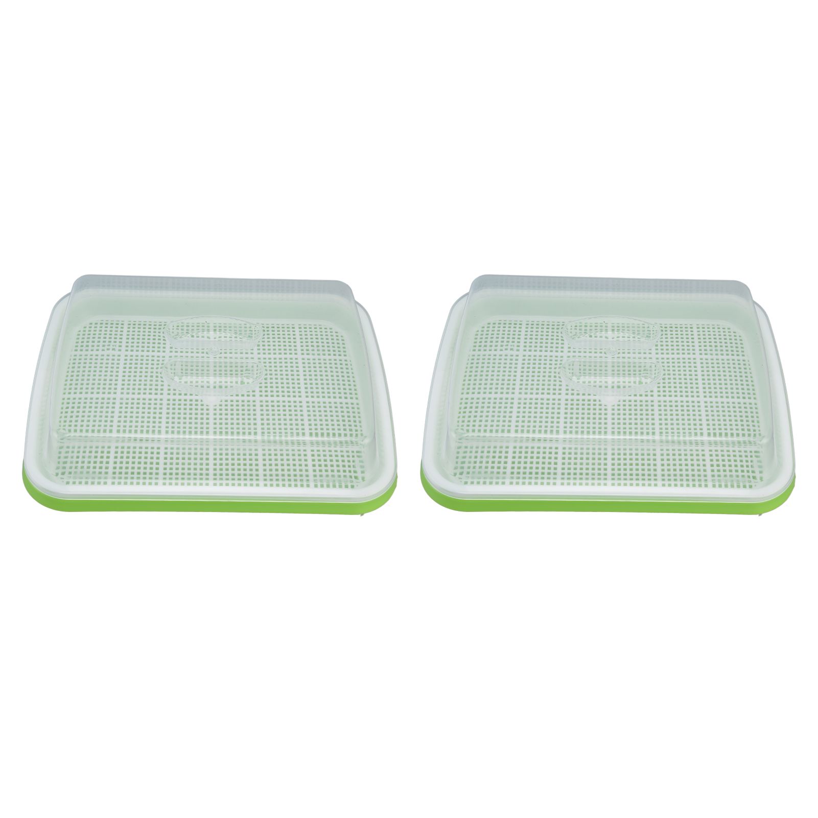 Sprouting Tray Transparent Lid Dense Small Holes Fine Workmanship Plastic Material Seed Sprouter - Image 5
