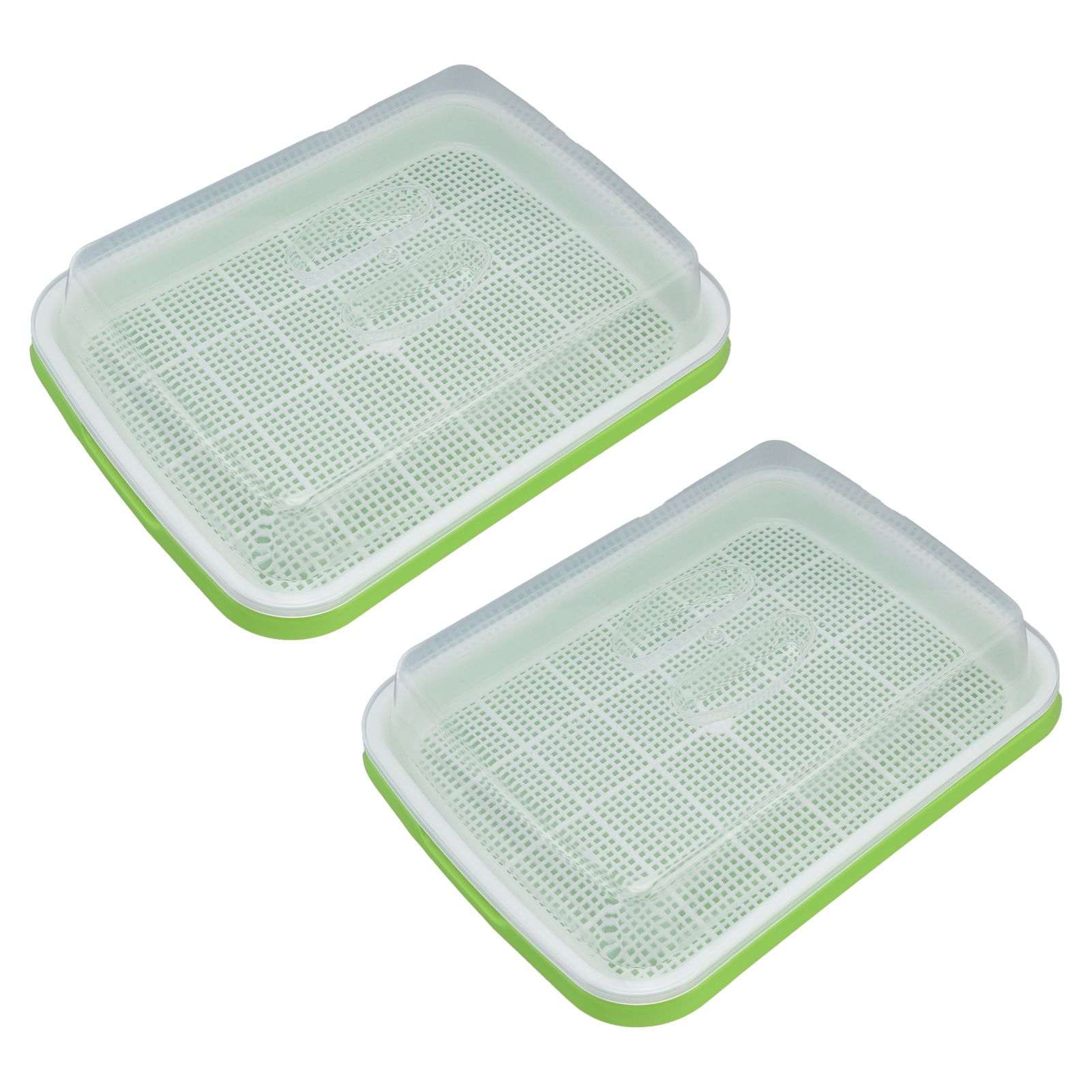Sprouting Tray Transparent Lid Dense Small Holes Fine Workmanship Plastic Material Seed Sprouter - Image 8