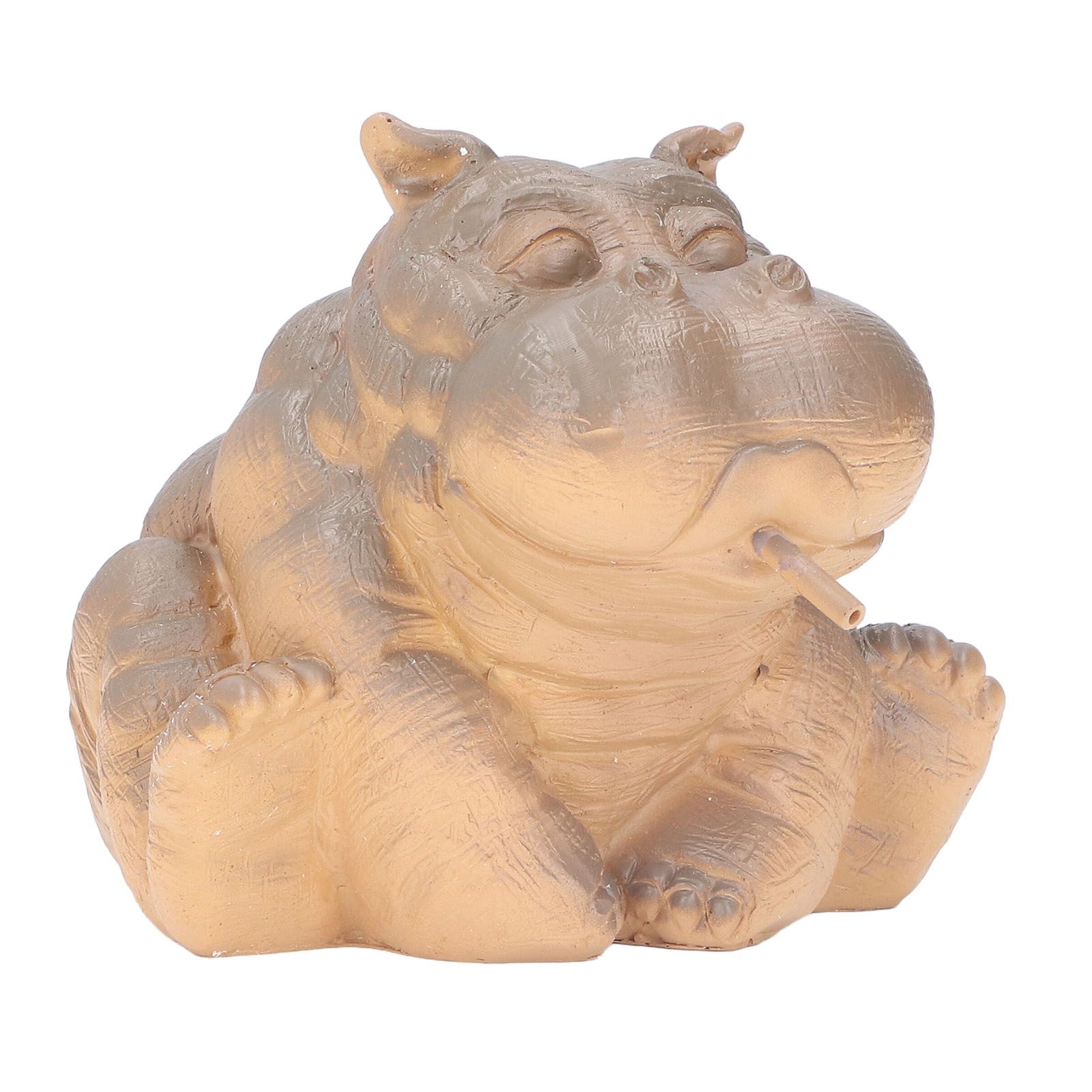 Hippo Decor Hippo Appearance Fine Workmanship Resin Material Small Volume Pond Spitters - Image 2