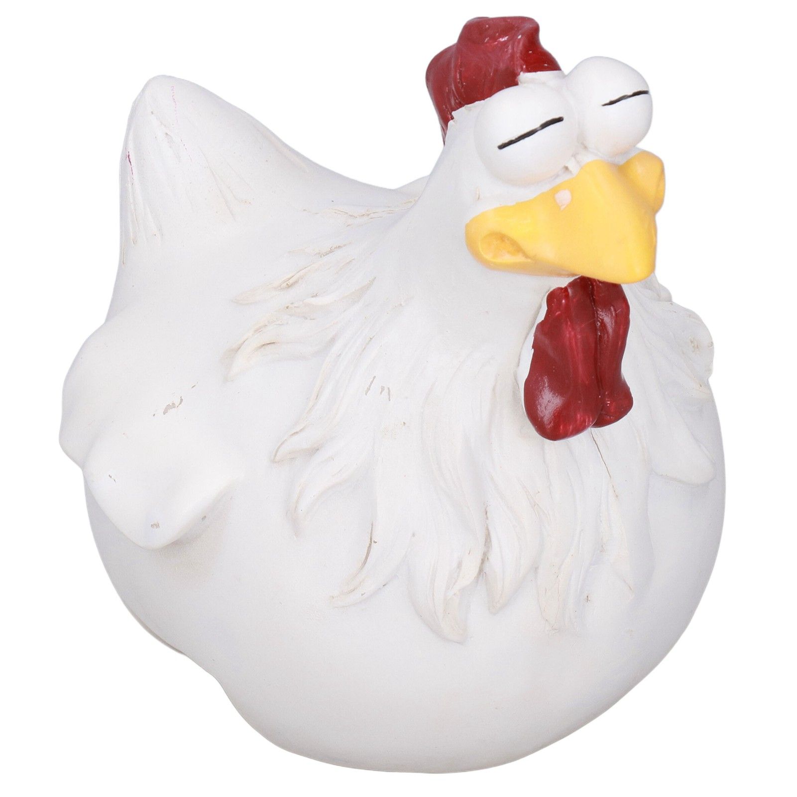 Big Eye Chicken Ornaments Funny Chicken Statues for Garden Stairs Farm Patio BackyardA - Image 4
