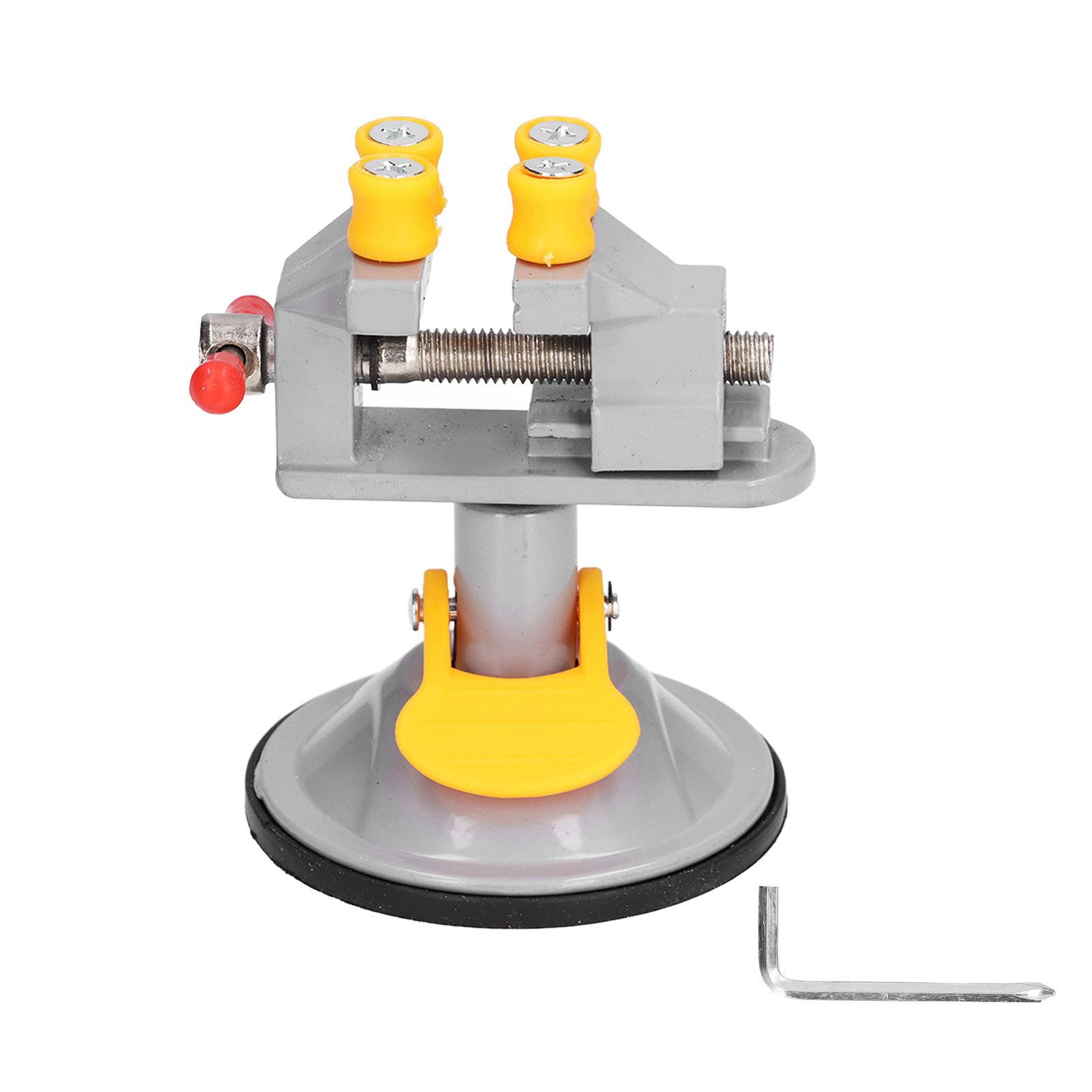 Suction Cup Carving Vise Universal Mini Drill Press Vises for Desktop 360 Degree Rotation - Image 1