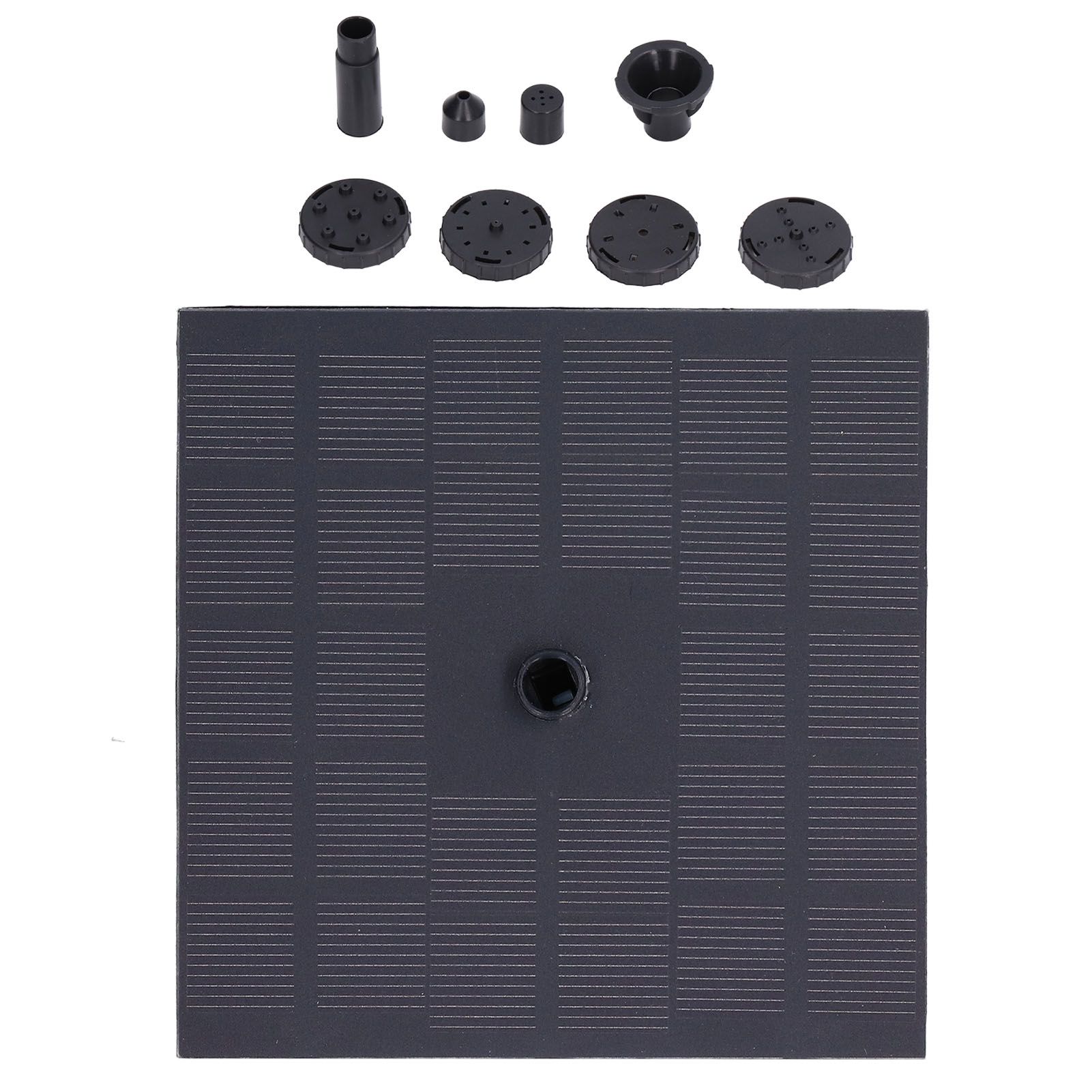Solar Water Pump Monocrystalline Silicon Square Floating Outdoor Waterscape Fountain 7V 1.4W - Image 1