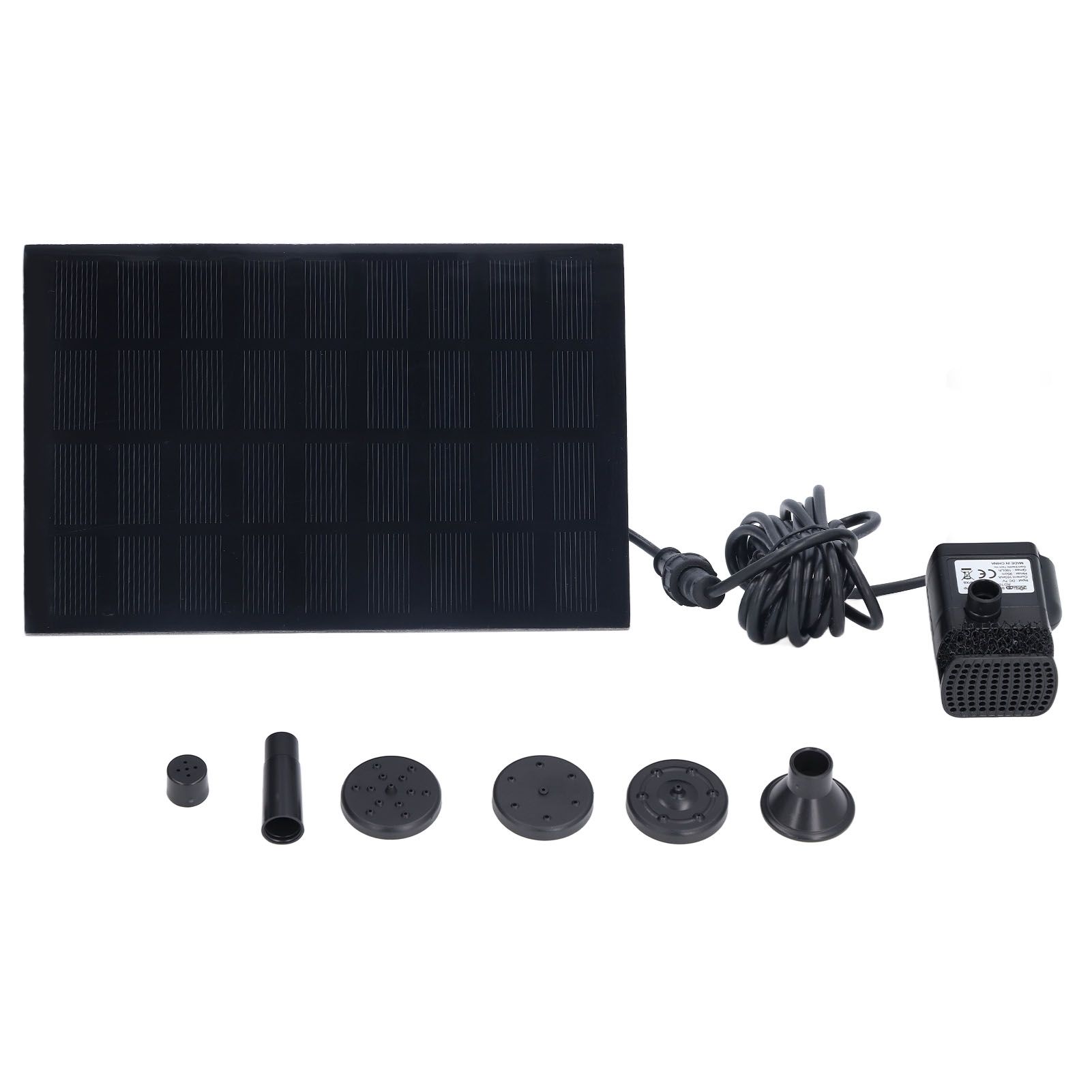 Solar Water Pump DC Brushless Monocrystalline Silicon Landscape Floating Fountain 9V 1.8W - Image 1
