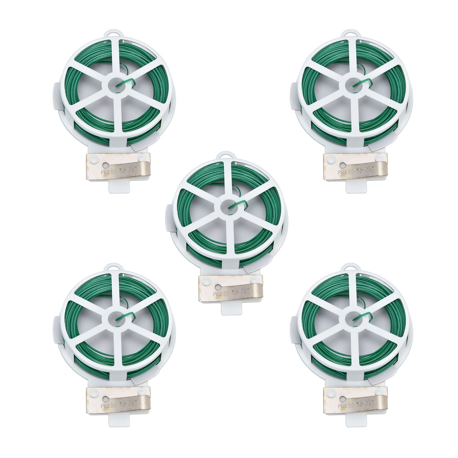 6Pcs Green Tie Wire Gardening Twist Tie Climbing Vine Tie Wire for DIY Flower Fixed Plant Support - Image 4