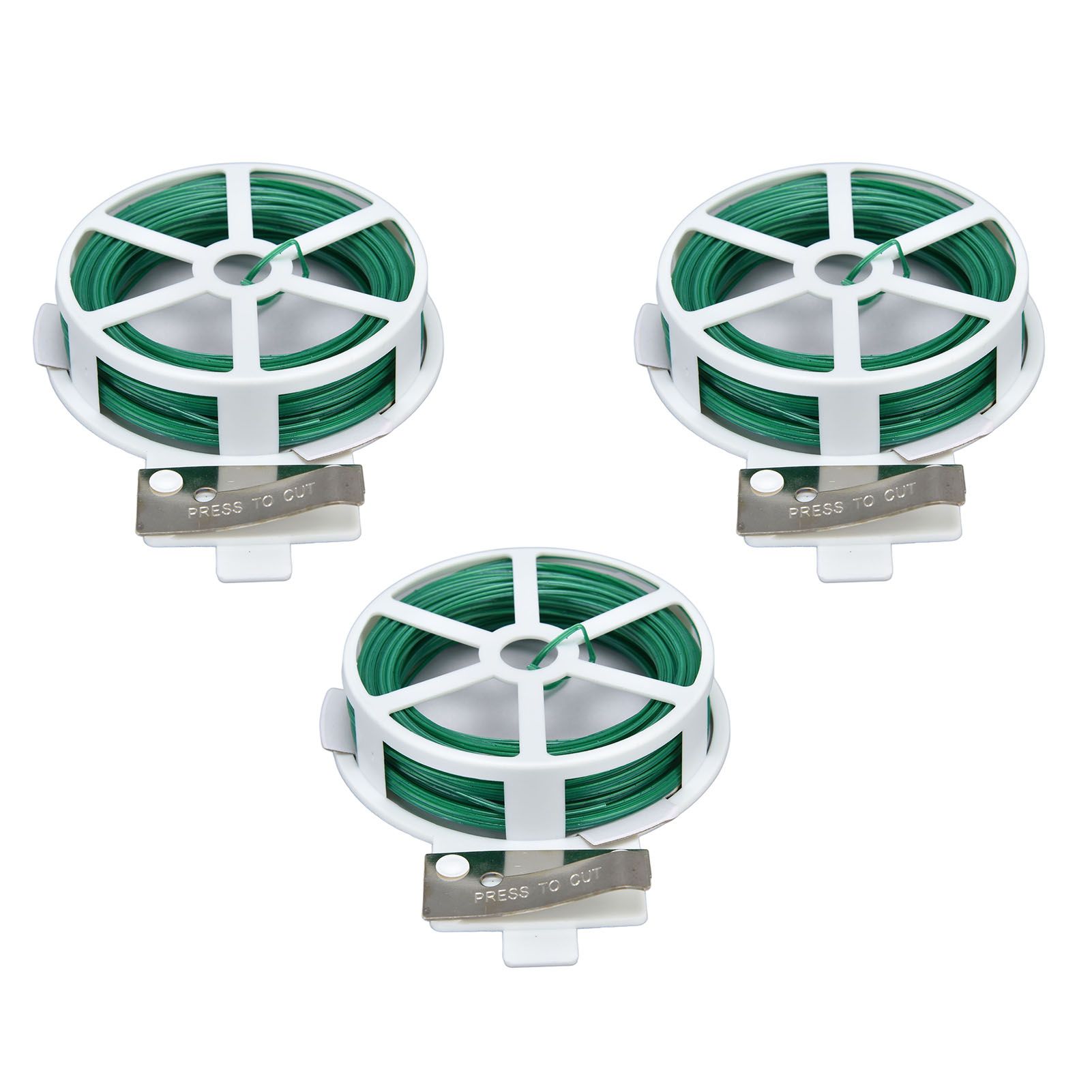 6Pcs Green Tie Wire Gardening Twist Tie Climbing Vine Tie Wire for DIY Flower Fixed Plant Support - Image 8