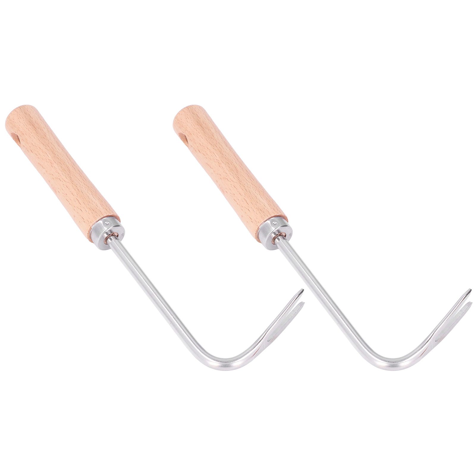 2pcs Garden Weeder Lightweight Efficient Labor Saving Ergonomic Design Small Compact Digging Supplies - Image 4